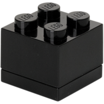 LEGO Mini Box 4 - Black | Hộp Đựng Đồ Mini Hình Viên Gạch | LEGO - Hình ảnh chi tiết 2