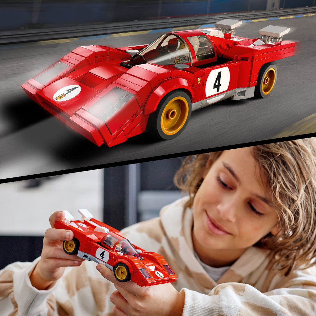 LEGO® Speed Champions 1970 Ferrari 512 M (76906) - Đồ chơi lắp ráp xe đua Ferrari cổ điển - Hình ảnh bổ sung 6