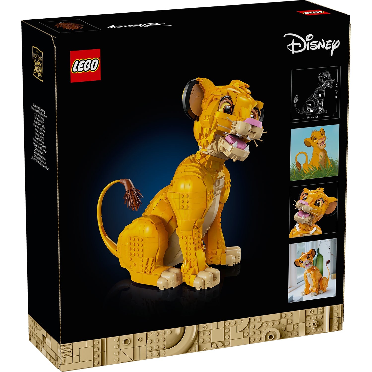 LEGO® Disney™ Young Simba the Lion King - Mô hình Vua Sư Tử Simba Con (43247) LEGO - ảnh 3 - LEGO