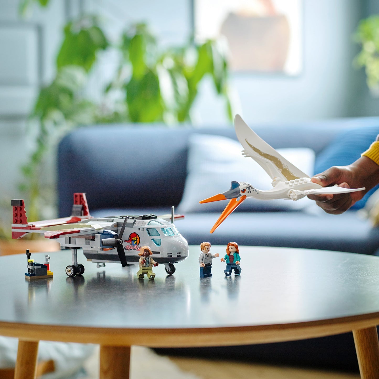LEGO® Jurassic World Quetzalcoatlus Plane Ambush - Đồ chơi lắp ráp Máy bay & Khủng long - LEGO 76947 - Hình ảnh bổ sung 6