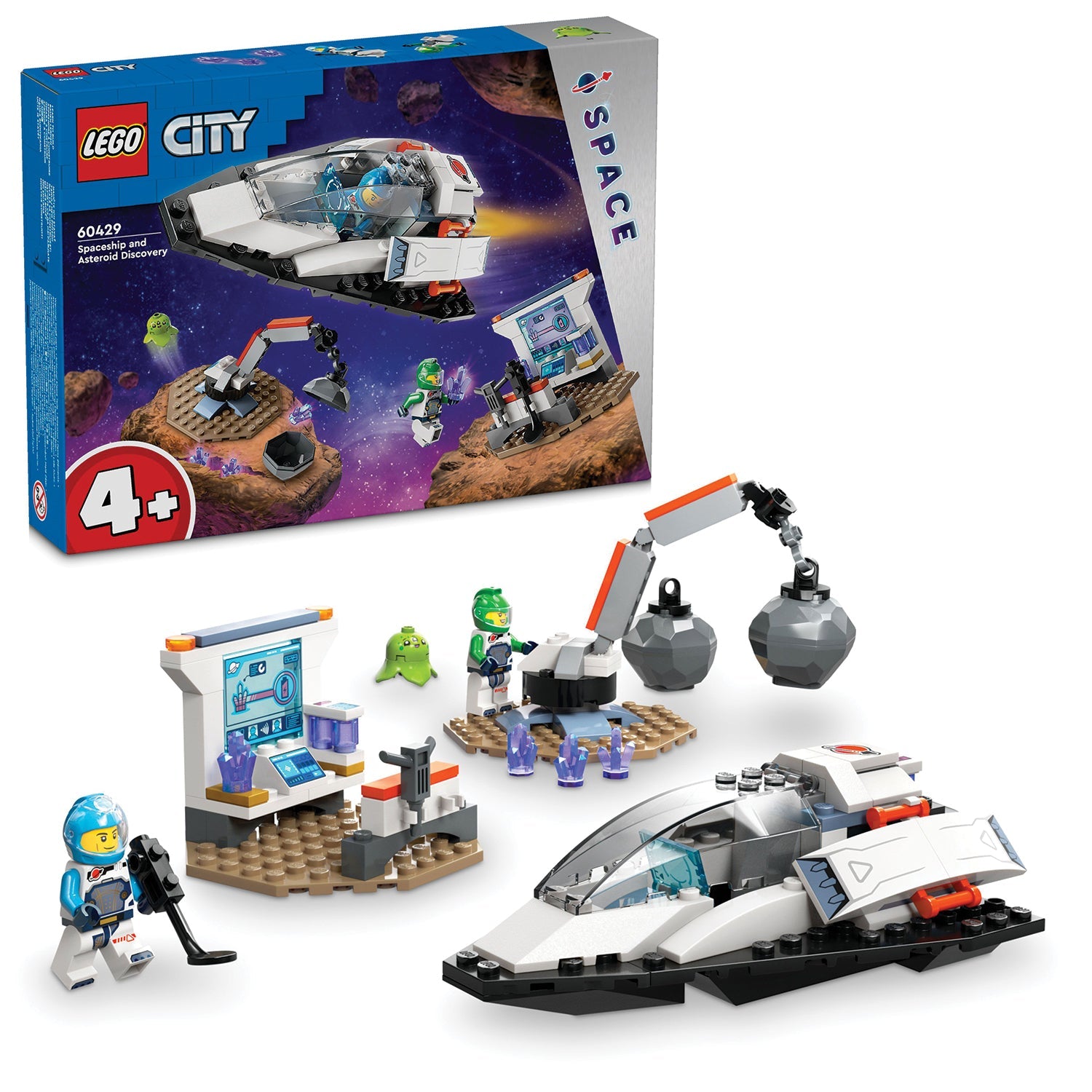 LEGO® City Spaceship and Asteroid Discovery - Bộ Đồ Chơi Khám Phá Không Gian Và Thiên Thạch - LEGO 60429 - Hình ảnh bổ sung 9