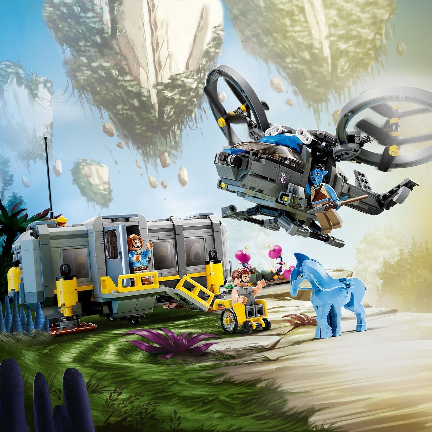 LEGO® Avatar™ Floating Mountains: Site 26 & RDA Samson - Bộ Lắp Ráp Núi Bay Pandora - LEGO 75573 - Hình ảnh bổ sung 6