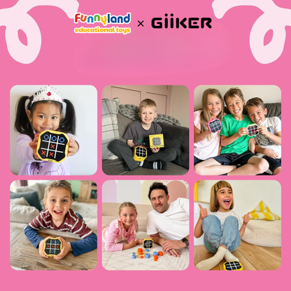 Đồ chơi thông minh Giiker Tic-Tac-Toe Bolt Pink