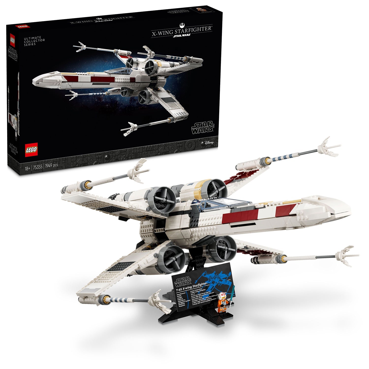 LEGO® Star Wars™ X-Wing Starfighter™ Mô Hình Lắp Ráp Máy Bay Chiến Đấu LEGO 75355 LEGO - ảnh 4 - Sets