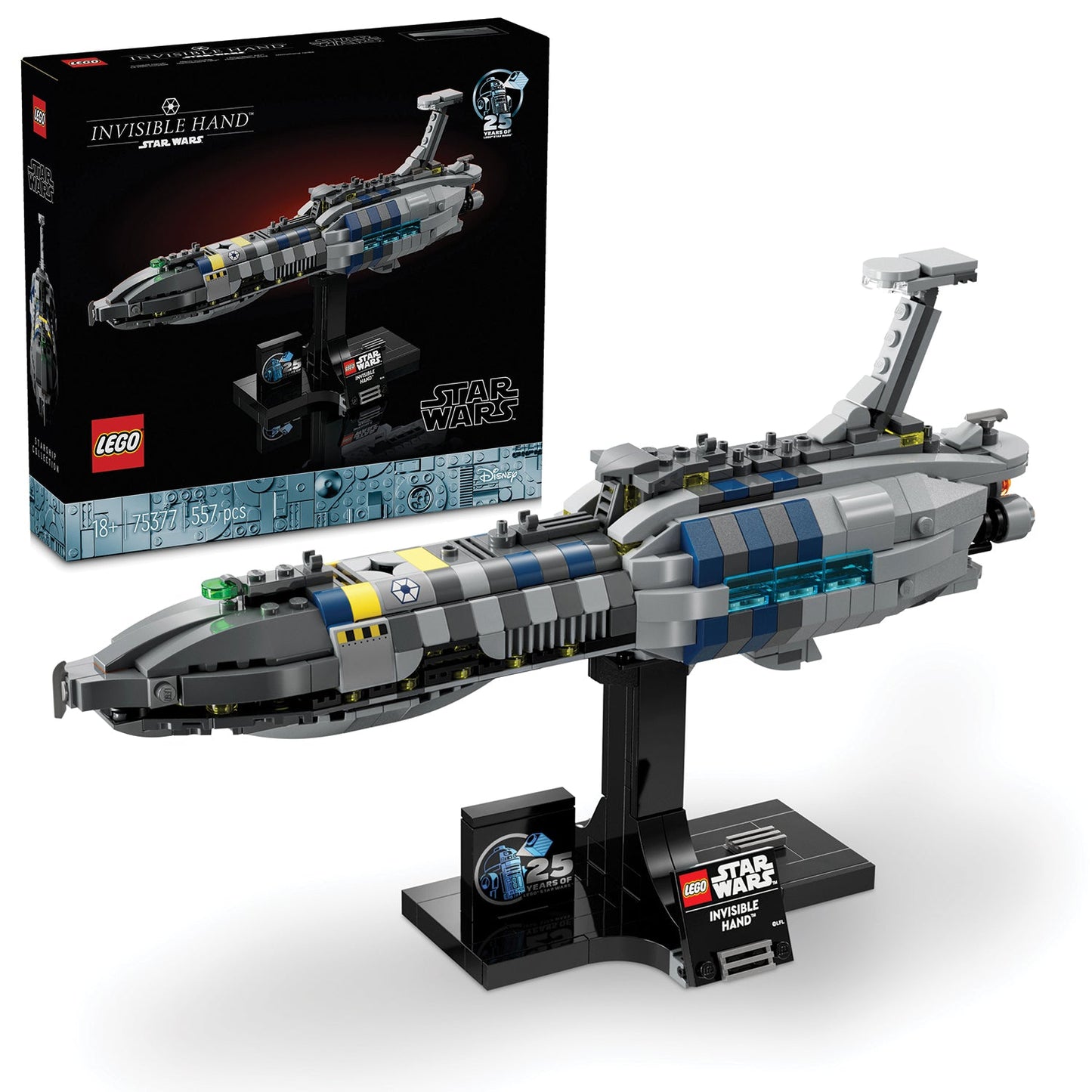 LEGO® Star Wars™ Invisible Hand™ Mô hình Phi Thuyền Sưu Tầm LEGO 75377 - Hình ảnh bổ sung 9