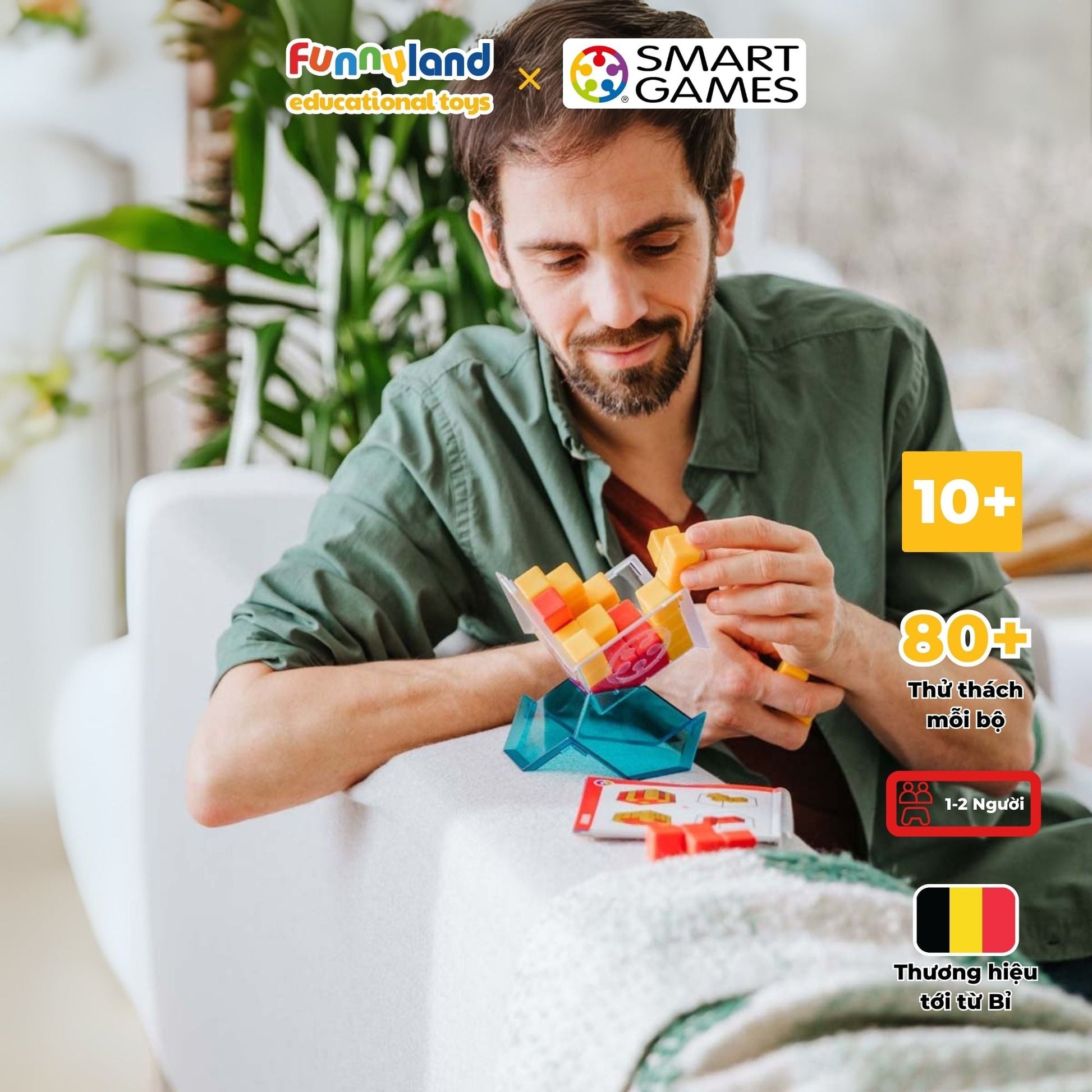 Đồ chơi trí tuệ Smartgames Thử thách Cube Duel