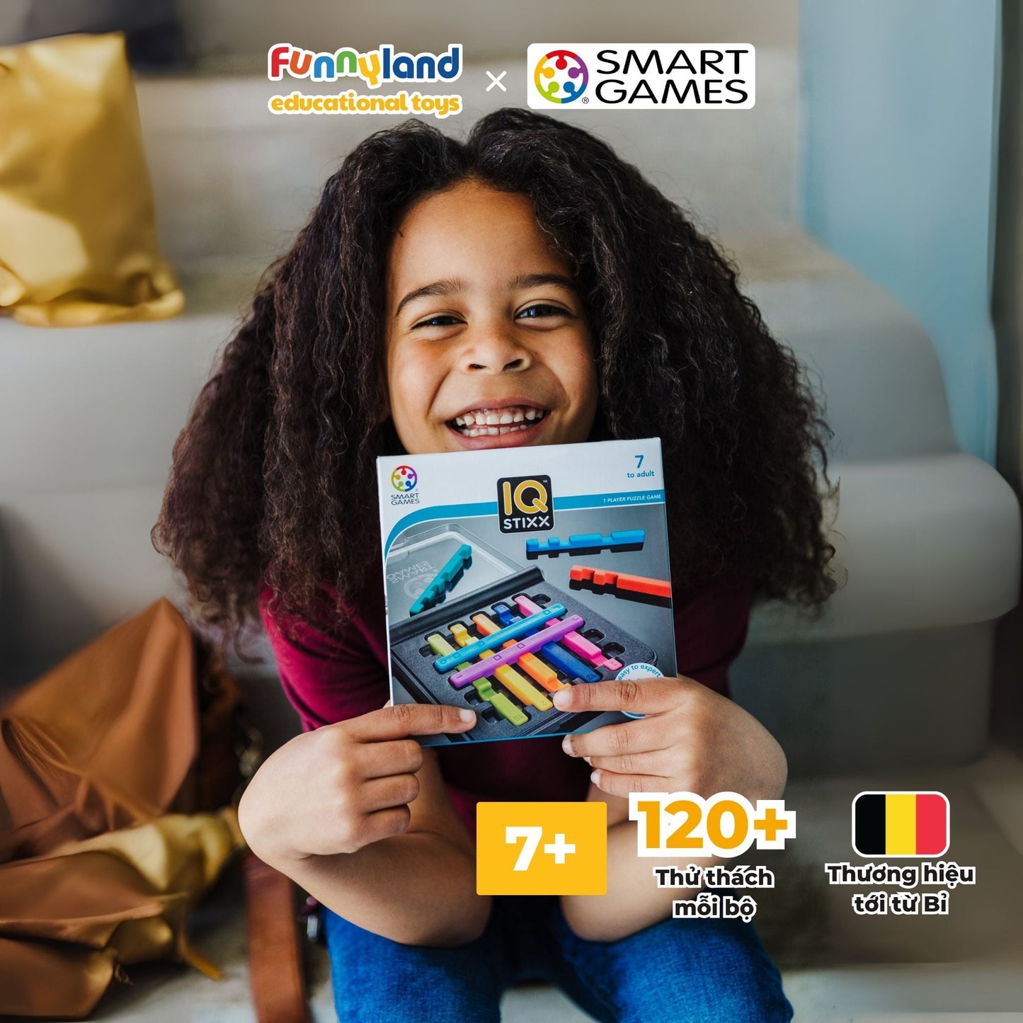 Đồ chơi trí tuệ Smartgames Thử thách IQ Stixx