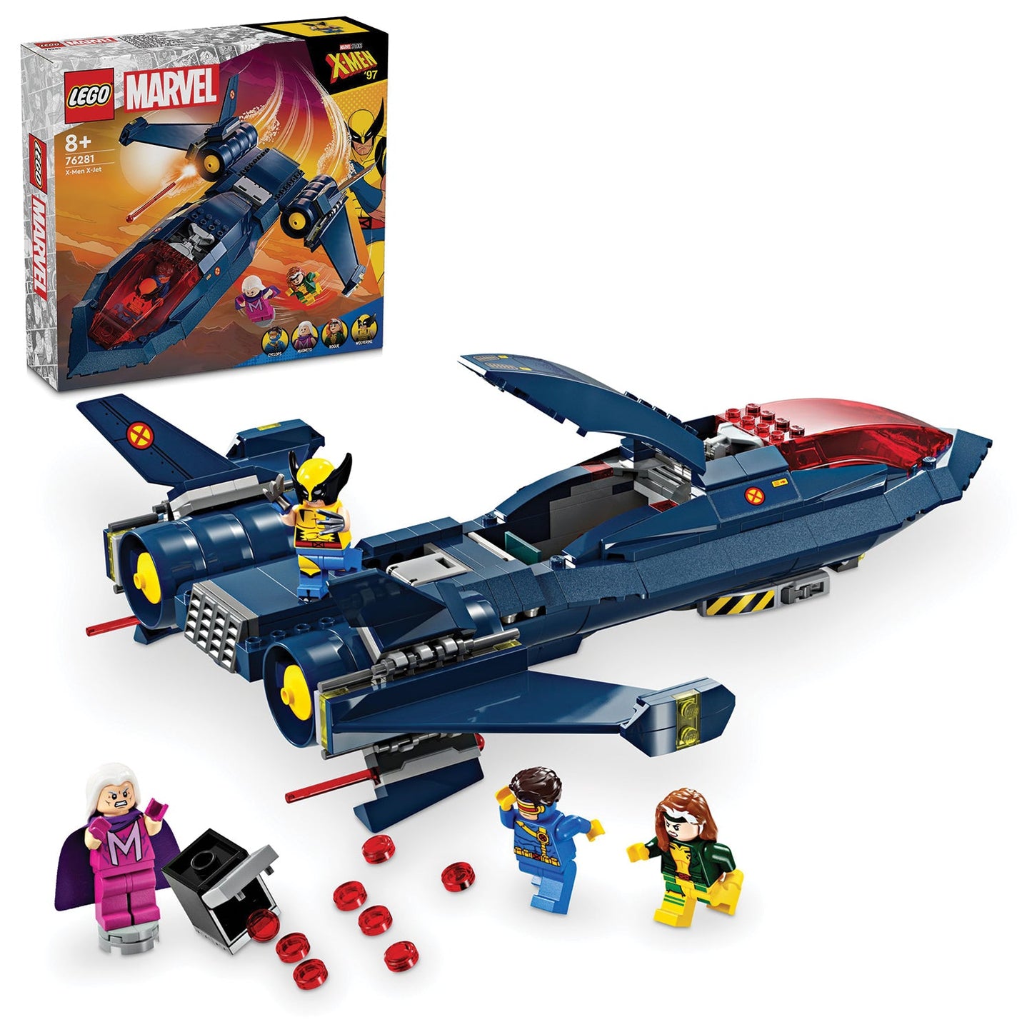 LEGO® Marvel X-Men X-Jet Đồ Chơi Lắp Ráp Máy Bay Chiến Đấu LEGO 76281 LEGO - ảnh 4 - Lego