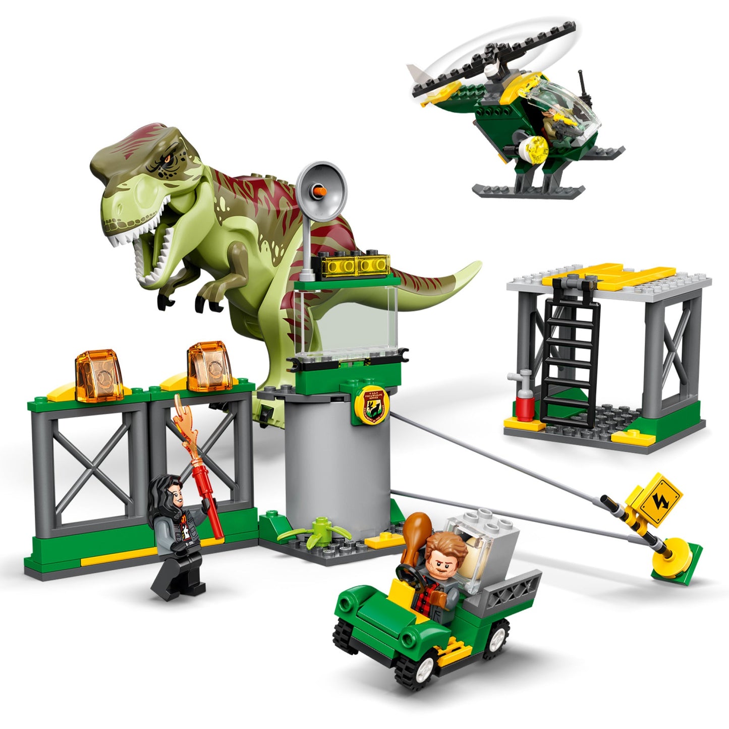 LEGO® Jurassic World T. rex Dinosaur Breakout - Đồ Chơi Lắp Ráp Khủng Long T-Rex LEGO 76944 LEGO - ảnh 2 - LEGO Jurassic Worl