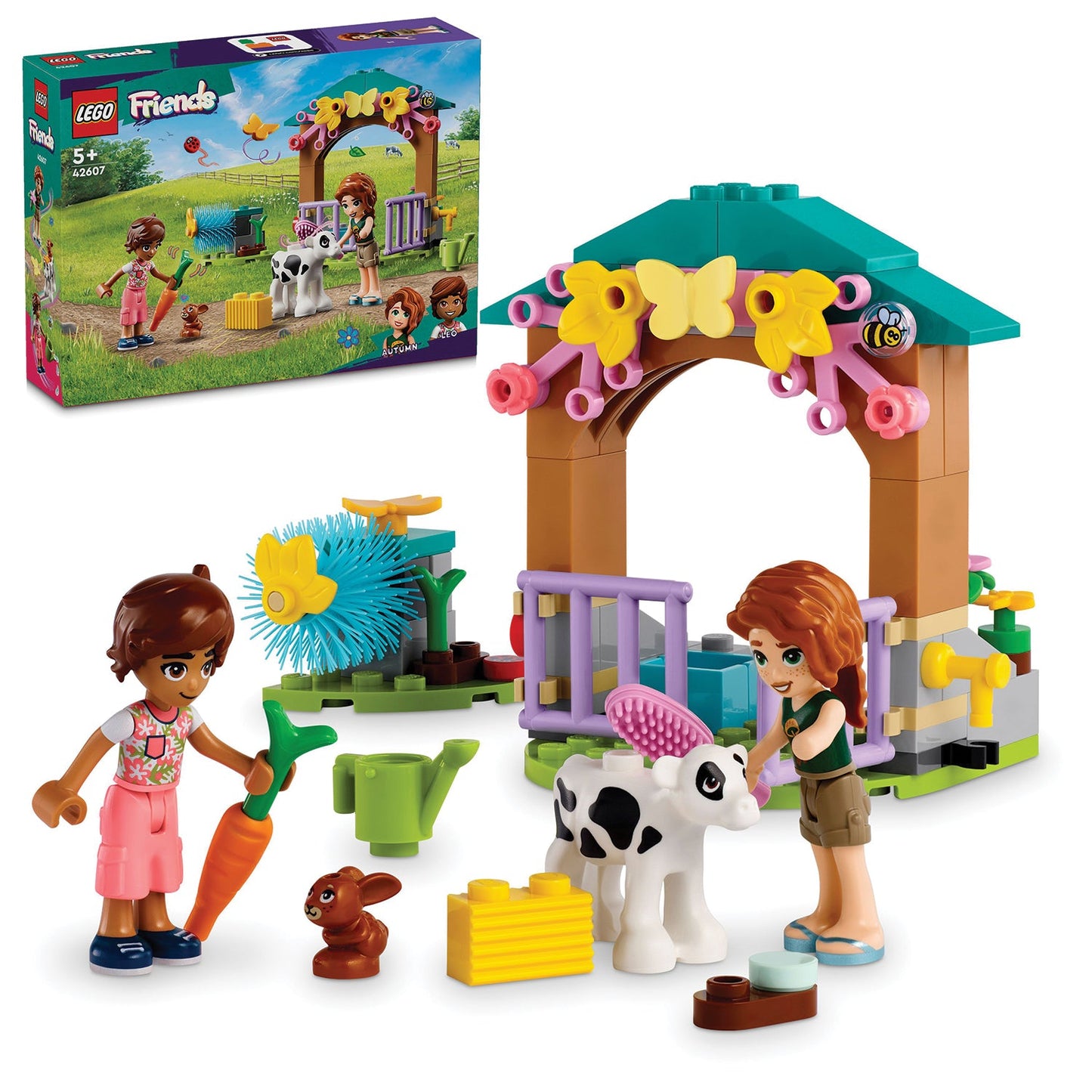 LEGO® Friends™ Autumn's Baby Cow Shed - Đồ Chơi Lắp Ráp Chuồng Bê Nông Trại - LEGO 42607 LEGO - ảnh 1 - Building Sets