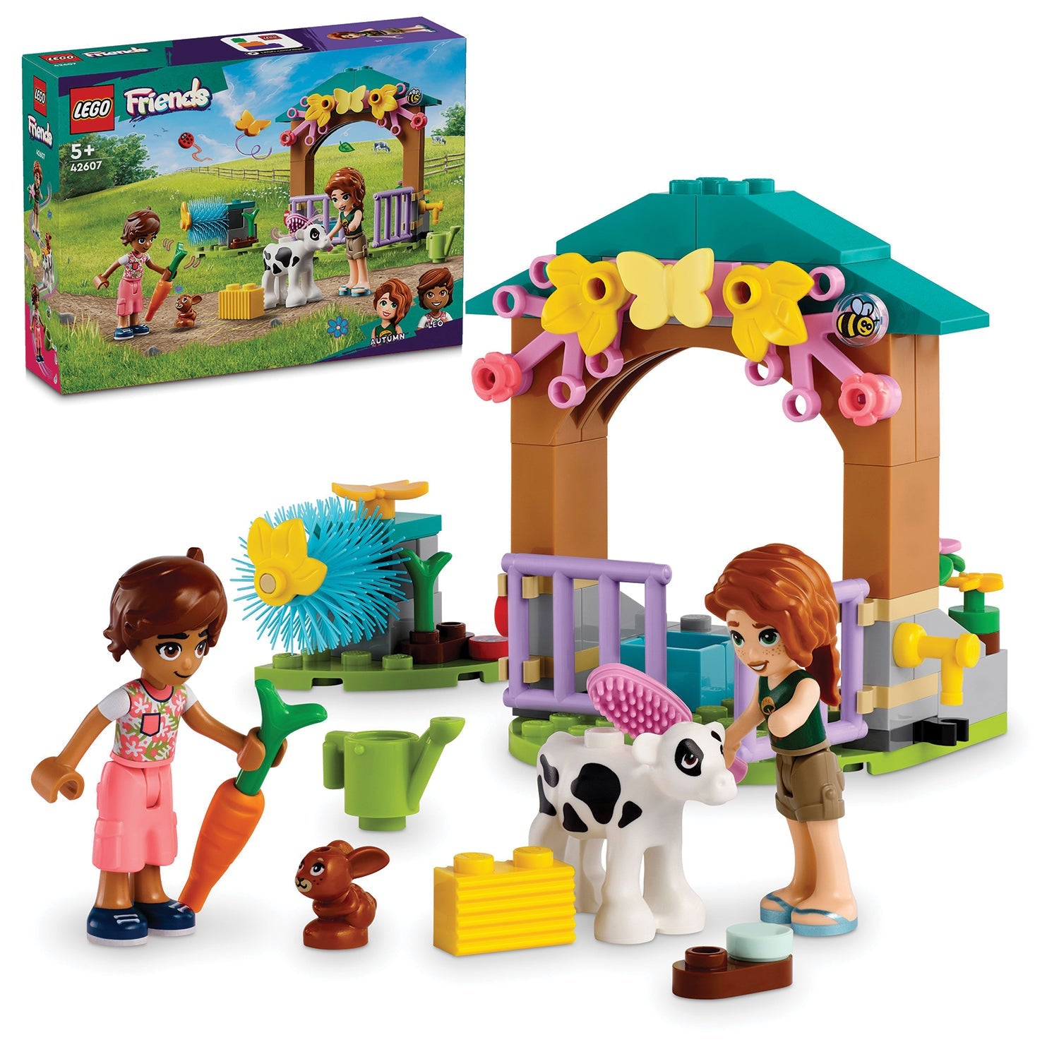 LEGO® Friends™ Autumn's Baby Cow Shed - Đồ Chơi Lắp Ráp Chuồng Bê Nông Trại - LEGO 42607 LEGO - ảnh 1 - Building Sets