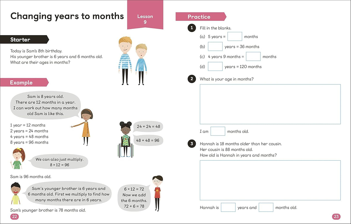 MATHS - NO PROBLEM! AGES 8-9: GRAPHS AND MEASURING_DK 1125