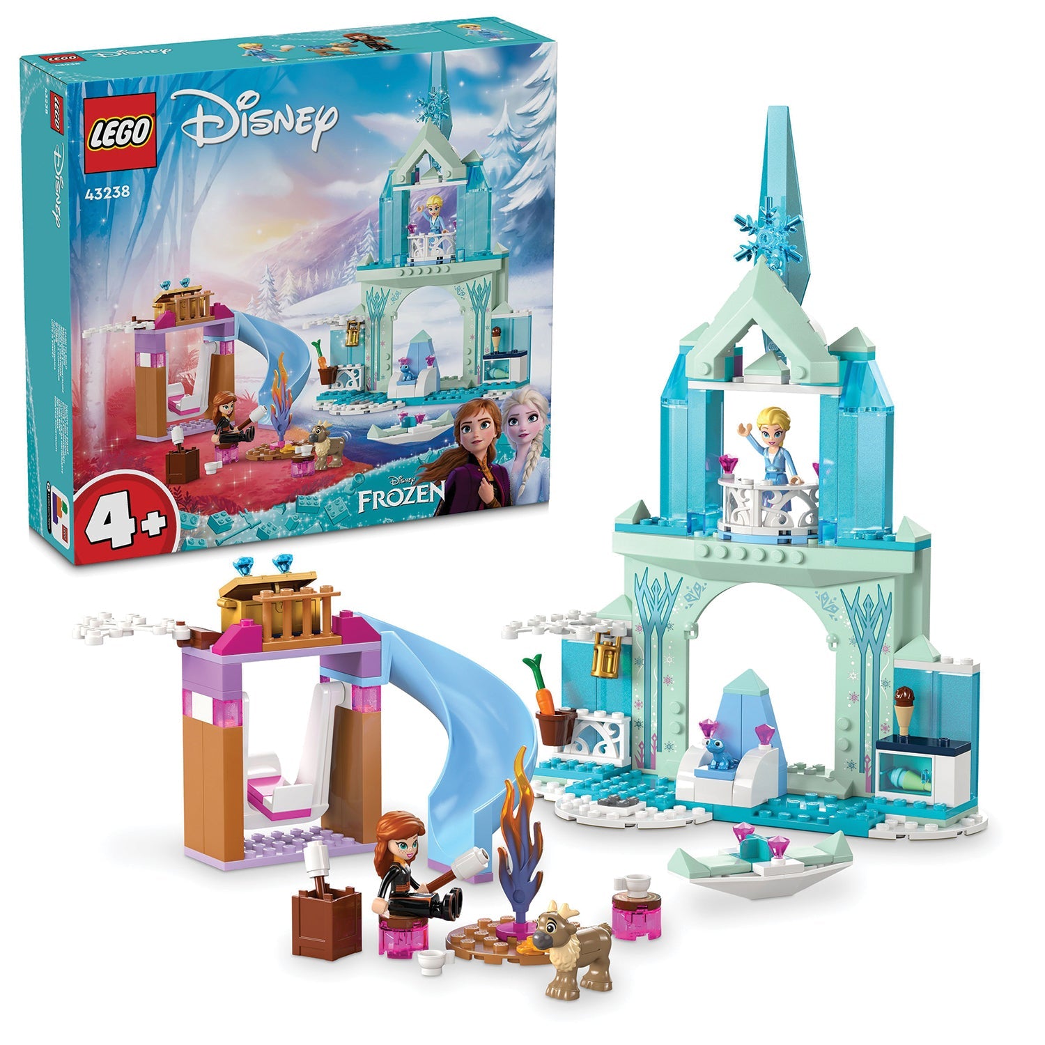 LEGO® Disney™ Elsa's Frozen Castle - Đồ Chơi Lắp Ráp Lâu Đài Băng Giá Elsa (43238) - LEGO LEGO - ảnh 3 - LEGO Building Sets