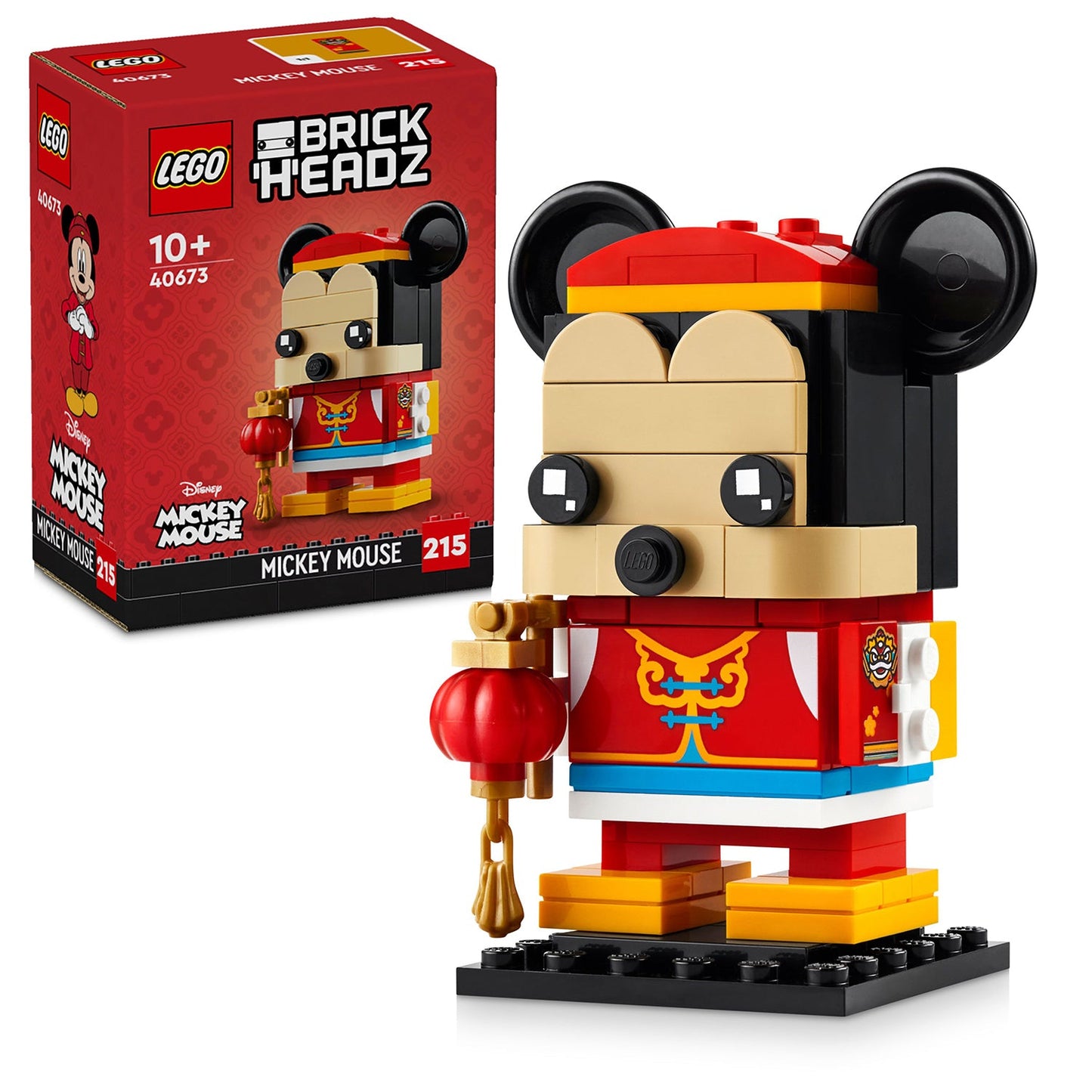 LEGO® BrickHeadz™ Spring Festival Mickey Mouse - Đồ Chơi Lắp Ráp Disney Mickey 40673 - Hình ảnh bổ sung 6