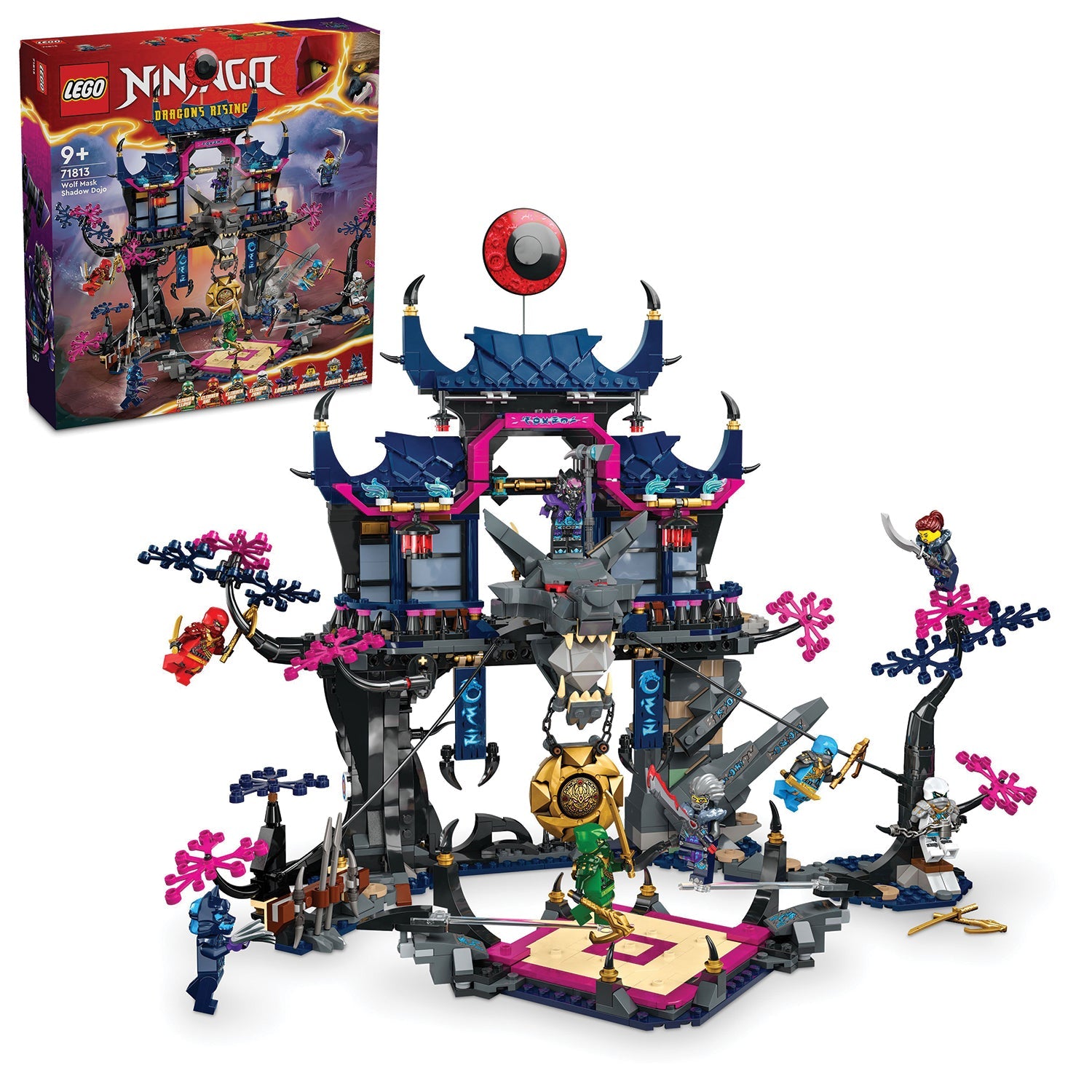 LEGO® NINJAGO® Wolf Mask Shadow Dojo Mô Hình Võ Đường Sói Bóng Tối Chính Hãng LEGO 71813 LEGO - ảnh 2 - LEGO Sets