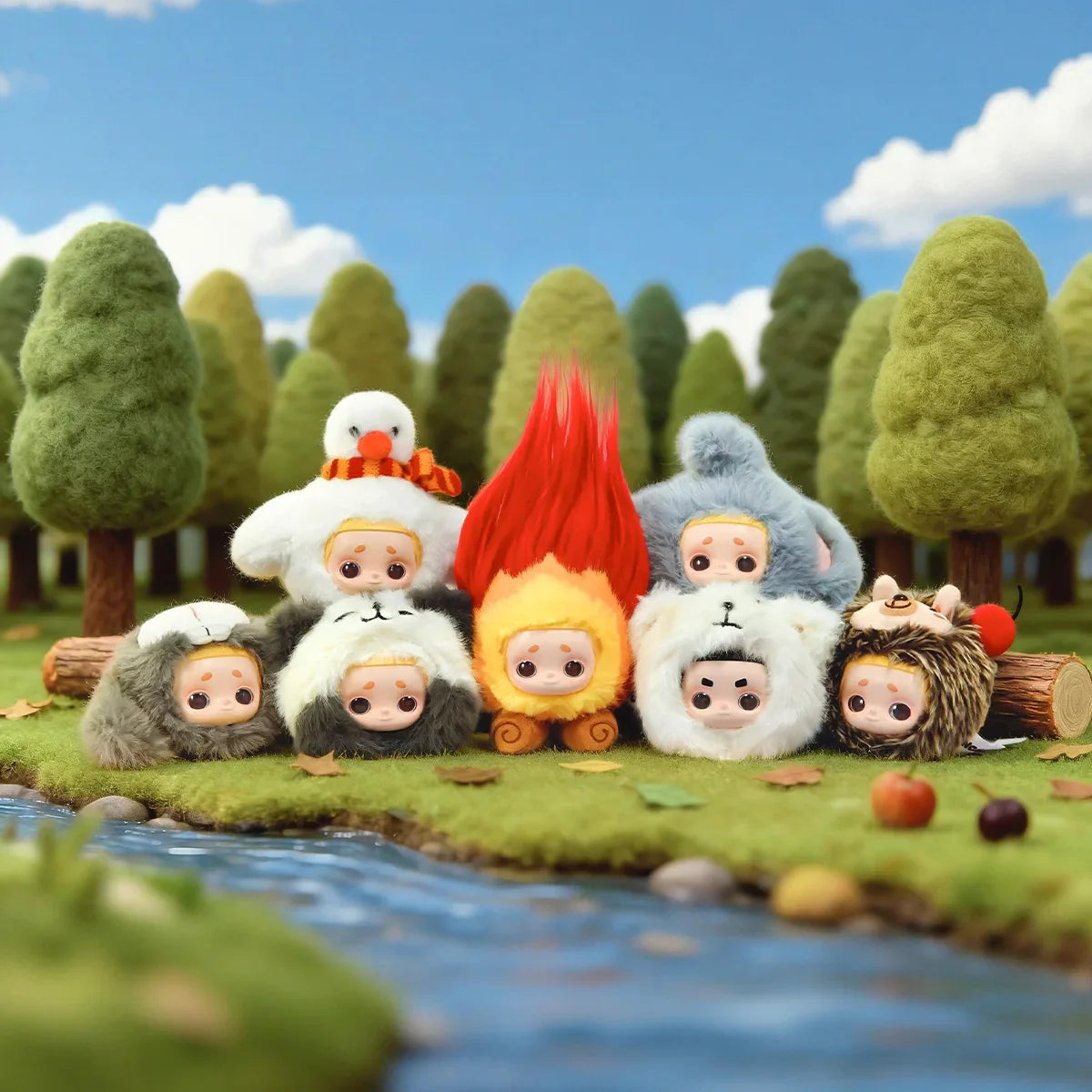 NOOK MY DATE WITH THE FOREST SERIES VINYL PLUSH KEYCHAINS