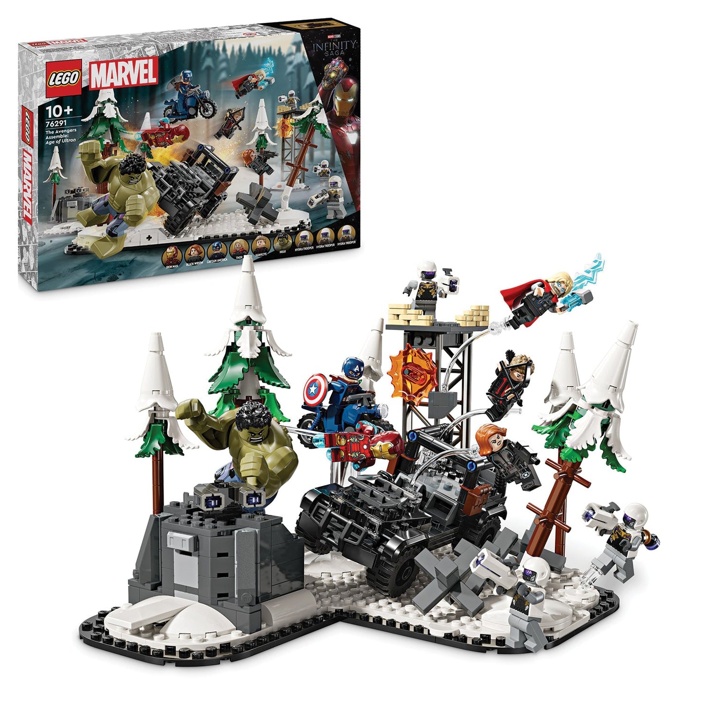 LEGO® Marvel The Avengers Assemble: Age of Ultron Bộ Đồ Chơi Lắp Ráp Siêu Anh Hùng Marvel 76291