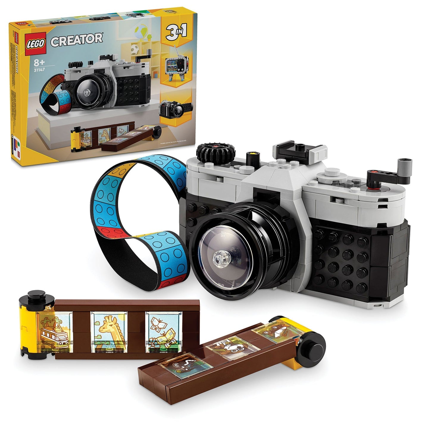 LEGO® Creator 3-in-1 Retro Camera - Bộ Lắp Ráp Máy Ảnh Cổ Điển 3 Trong 1 - LEGO 31147 LEGO - ảnh 2 - Building Sets
