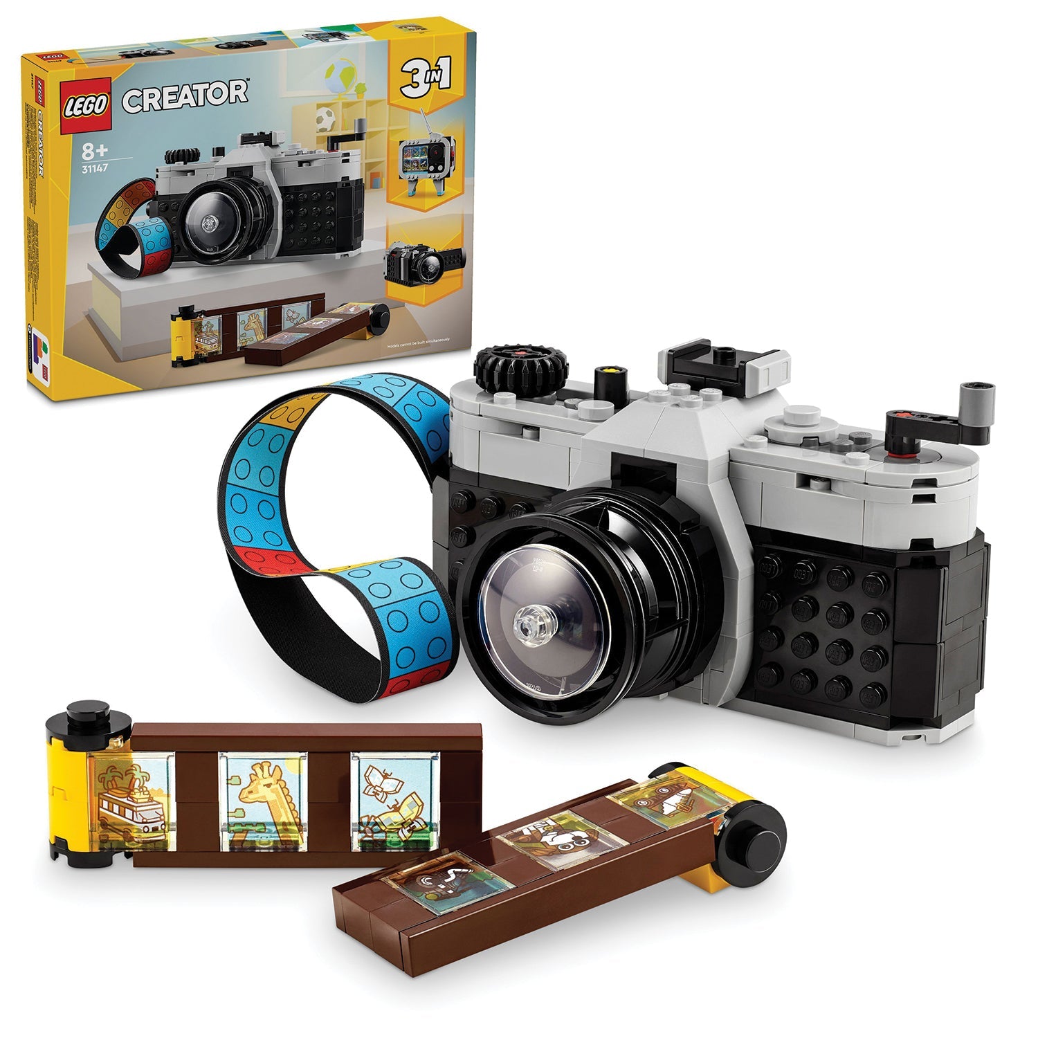 LEGO® Creator 3-in-1 Retro Camera - Bộ Lắp Ráp Máy Ảnh Cổ Điển 3 Trong 1 - LEGO 31147 LEGO - ảnh 2 - Building Sets
