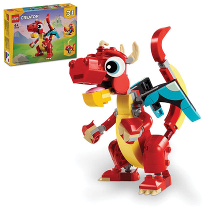 LEGO® Creator 3-in-1 Red Dragon - Đồ Chơi Lắp Ráp 3 Trong 1 - LEGO 31145 LEGO - ảnh 2 - LEGO Creator 3-in-1