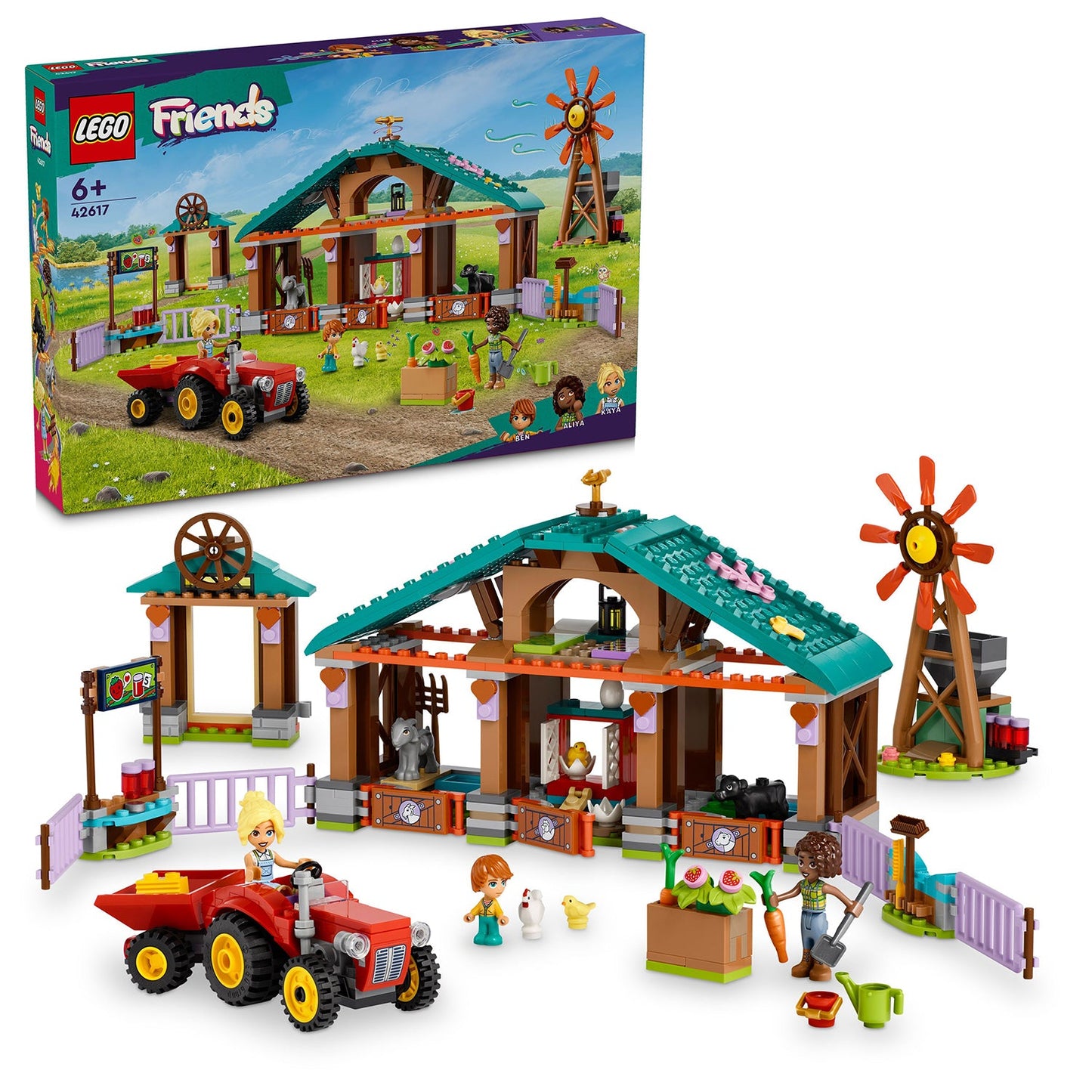 LEGO® Friends™ Farm Animal Sanctuary - Đồ chơi lắp ráp Khu bảo tồn động vật trang trại - LEGO 42617 LEGO - ảnh 3 - LEGO Frien