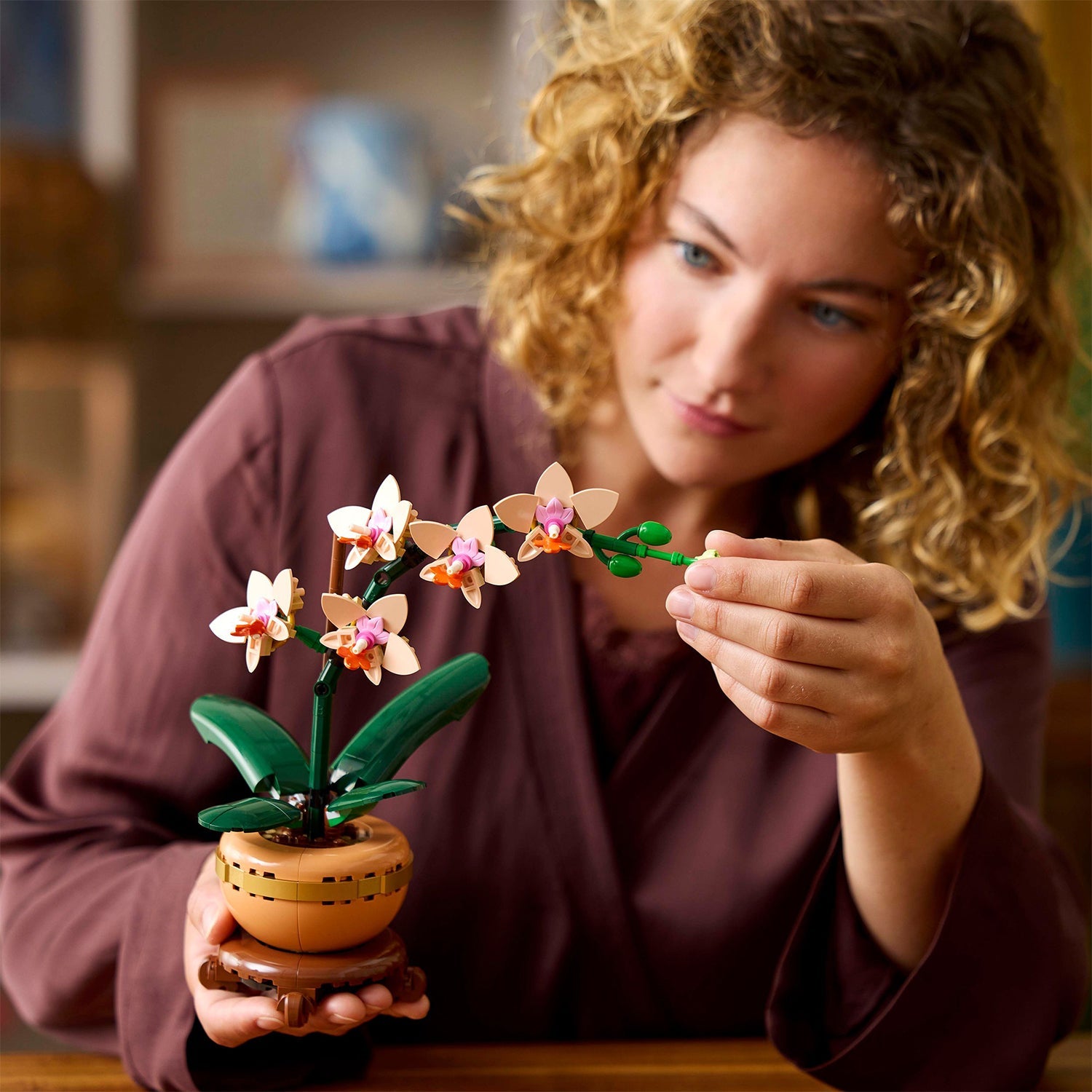 LEGO® Botanicals Mini Orchid - Mô Hình Hoa Lan Mini Trang Trí - LEGO 10343 - Hình ảnh bổ sung 6