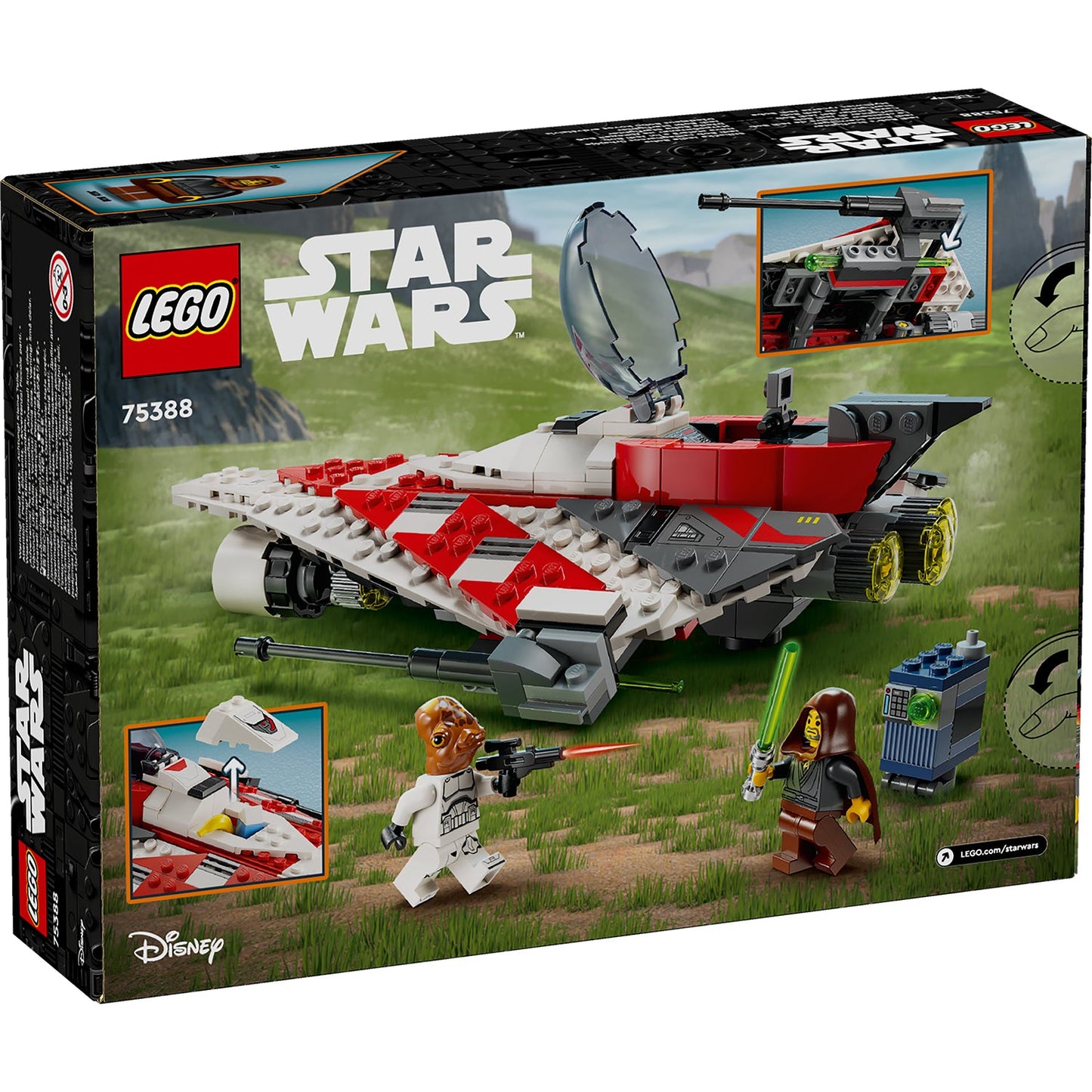 LEGO® Star Wars™ Jedi Bob’s Starfighter - Mô hình lắp ráp Phi thuyền Jedi Bob - LEGO 75388 LEGO - ảnh 2 - Lego