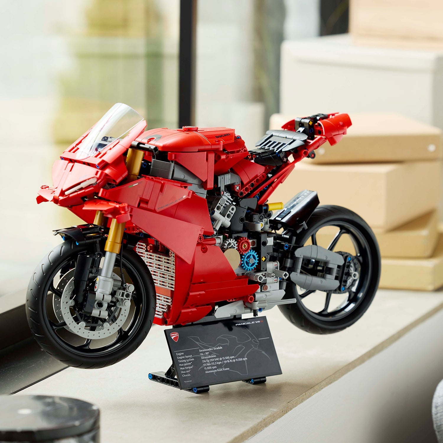 LEGO® Technic Ducati Panigale V4 S Motorcycle - Mô hình xe mô tô phân khối lớn - 42202 - Hình ảnh bổ sung 6