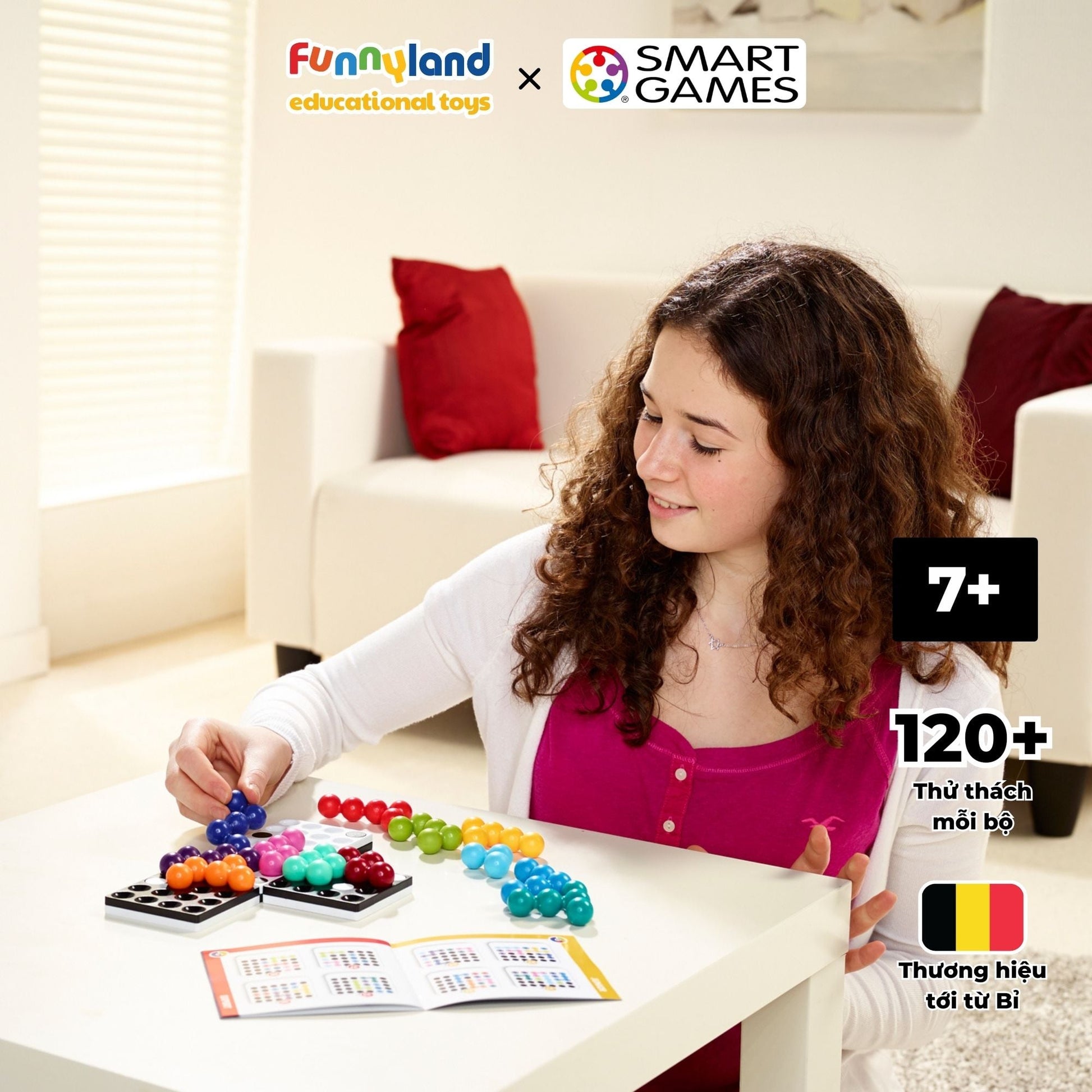 Đồ chơi trí tuệ Smartgames Thử thách Quadrillion