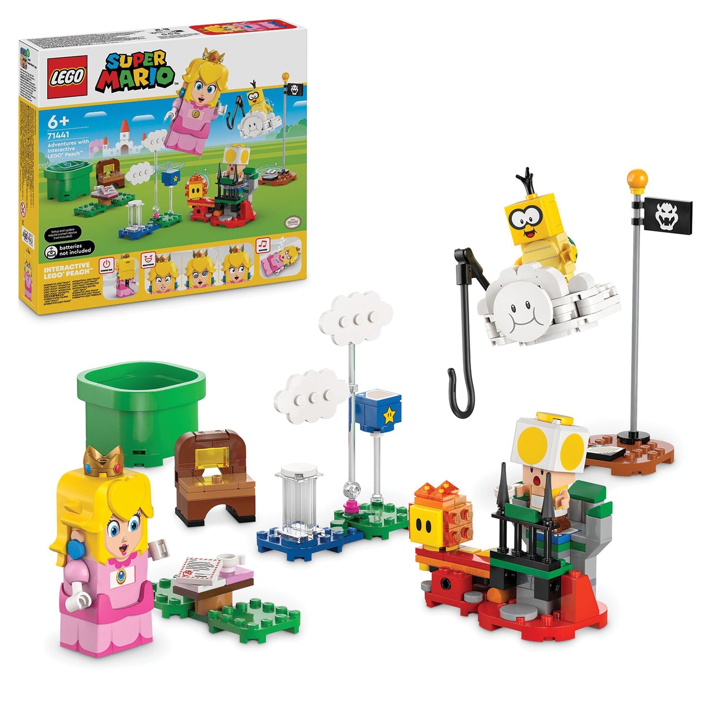 LEGO® Super Mario™ Adventures with Interactive LEGO® Peach™ Bộ Đồ Chơi Phiêu Lưu Tương Tác 71441