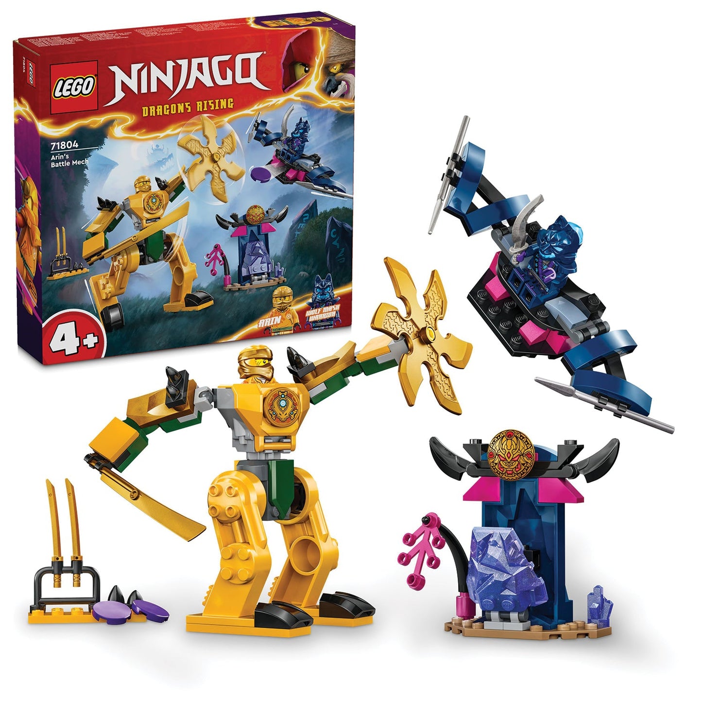 LEGO® NINJAGO® Arin’s Battle Mech - Đồ Chơi Lắp Ráp Robot Ninja - LEGO 71804 LEGO - ảnh 2 - Lego