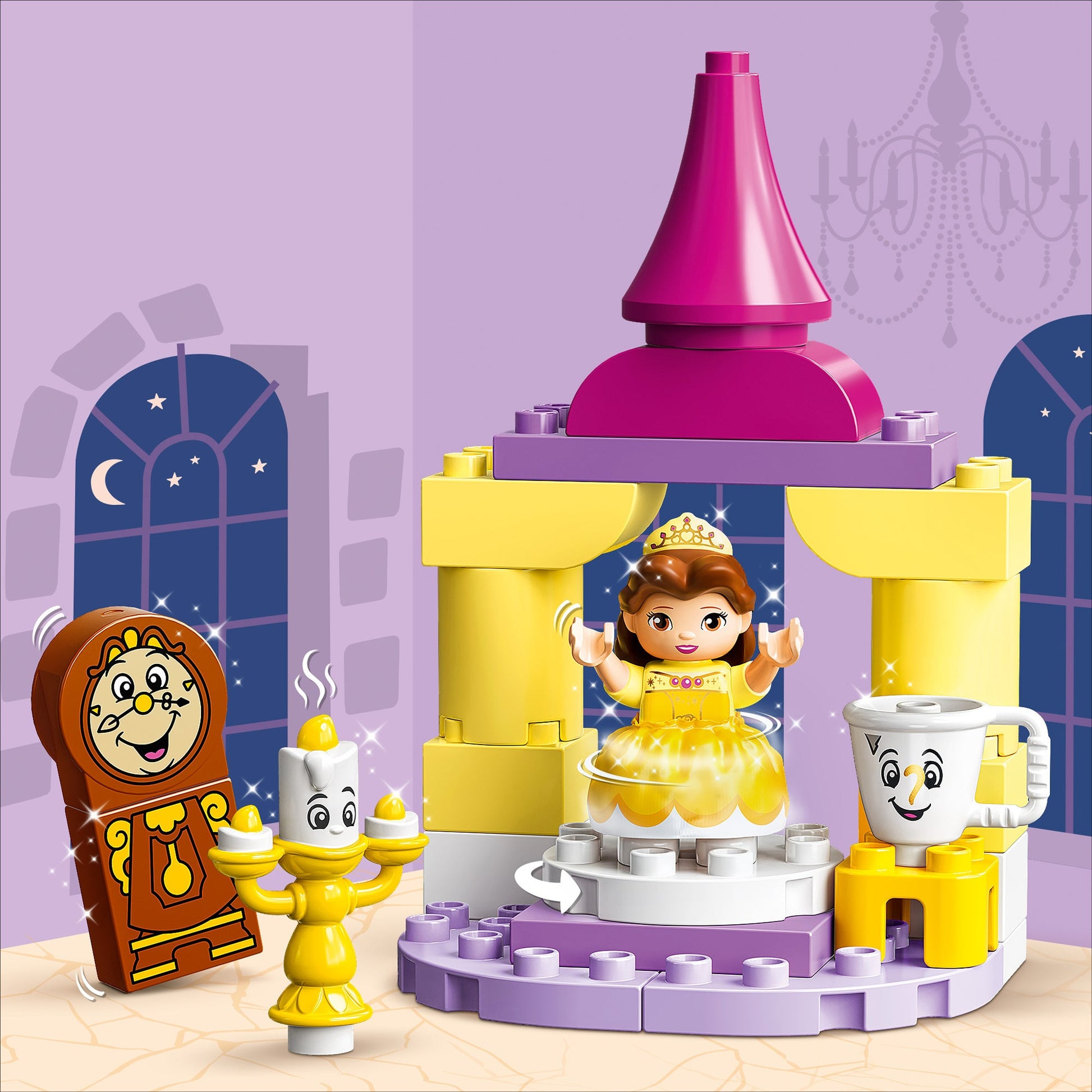 LEGO® DUPLO™ Disney™ Belles Ballroom - Đồ chơi lắp ráp Phòng khiêu vũ của Belle - LEGO 10960 LEGO - ảnh 1 - Lego