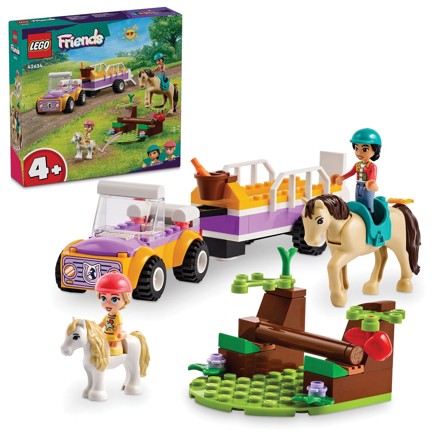 LEGO® Friends™ Horse and Pony Trailer - Bộ Đồ Chơi Xe Kéo Ngựa và Pony - LEGO 42634
