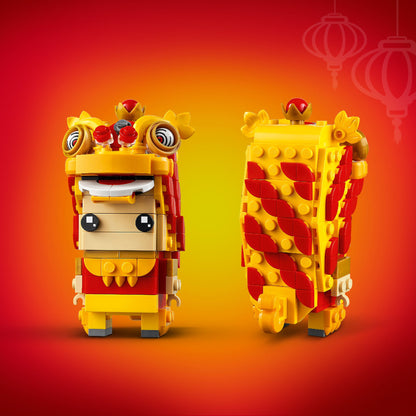 LEGO® BrickHeadz™ Lion Dance Guy - Mô hình Múa Lân Tết Nguyên Đán - LEGO 40540 - Hình ảnh bổ sung 6
