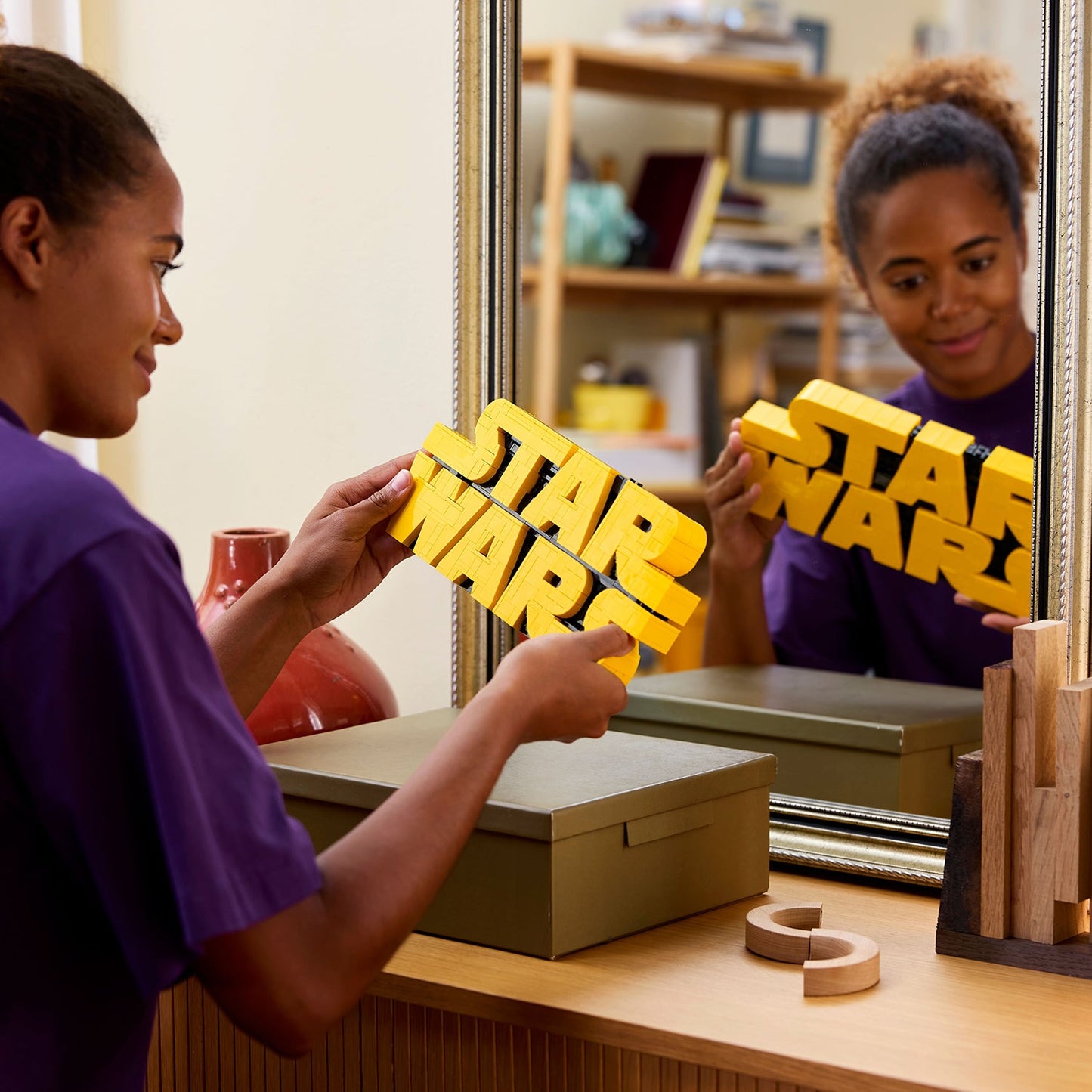 LEGO® Star Wars™ Brick-Built Star Wars Logo - Mô Hình Lắp Ráp Biểu Tượng 75407 - Hình ảnh bổ sung 5