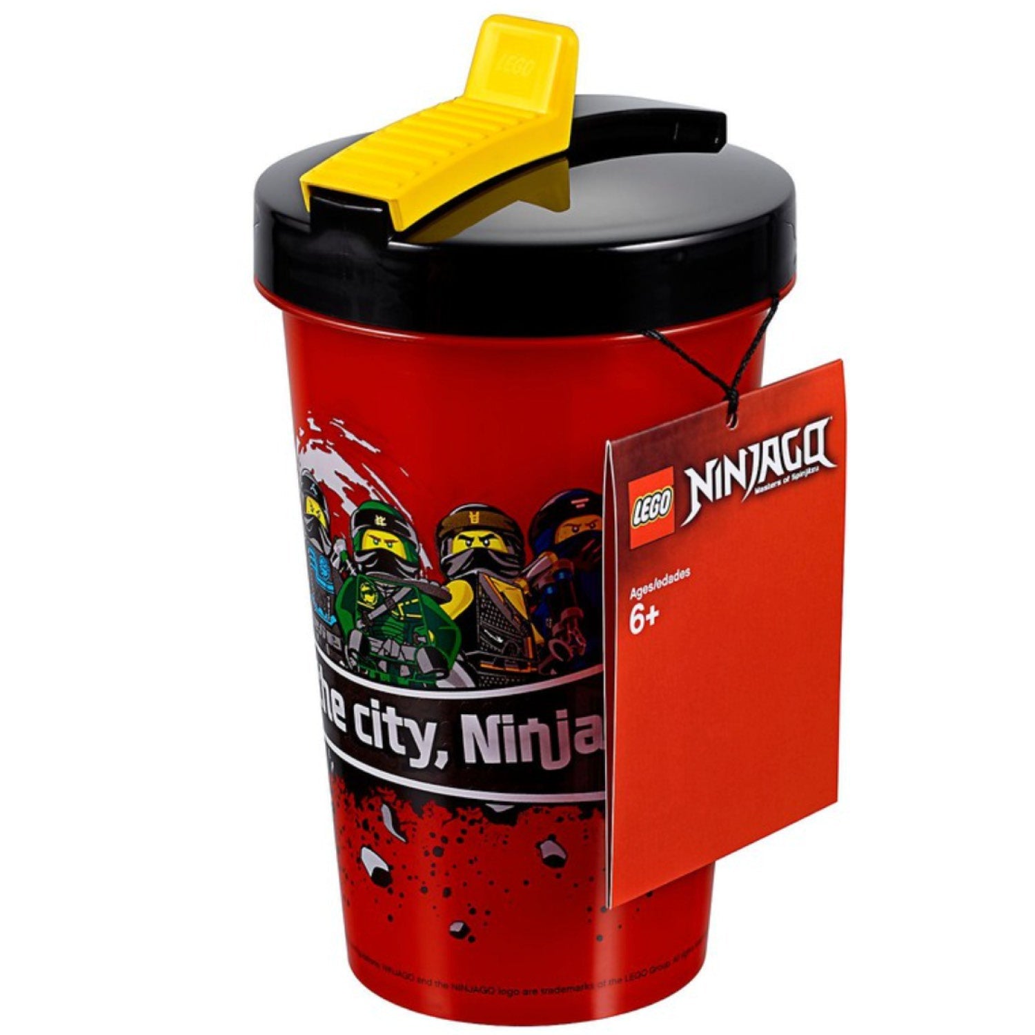 NINJAGO® Tumbler with Straw - Bình Nước Kèm Ống Hút LEGO 853901 - Hình ảnh chi tiết 2