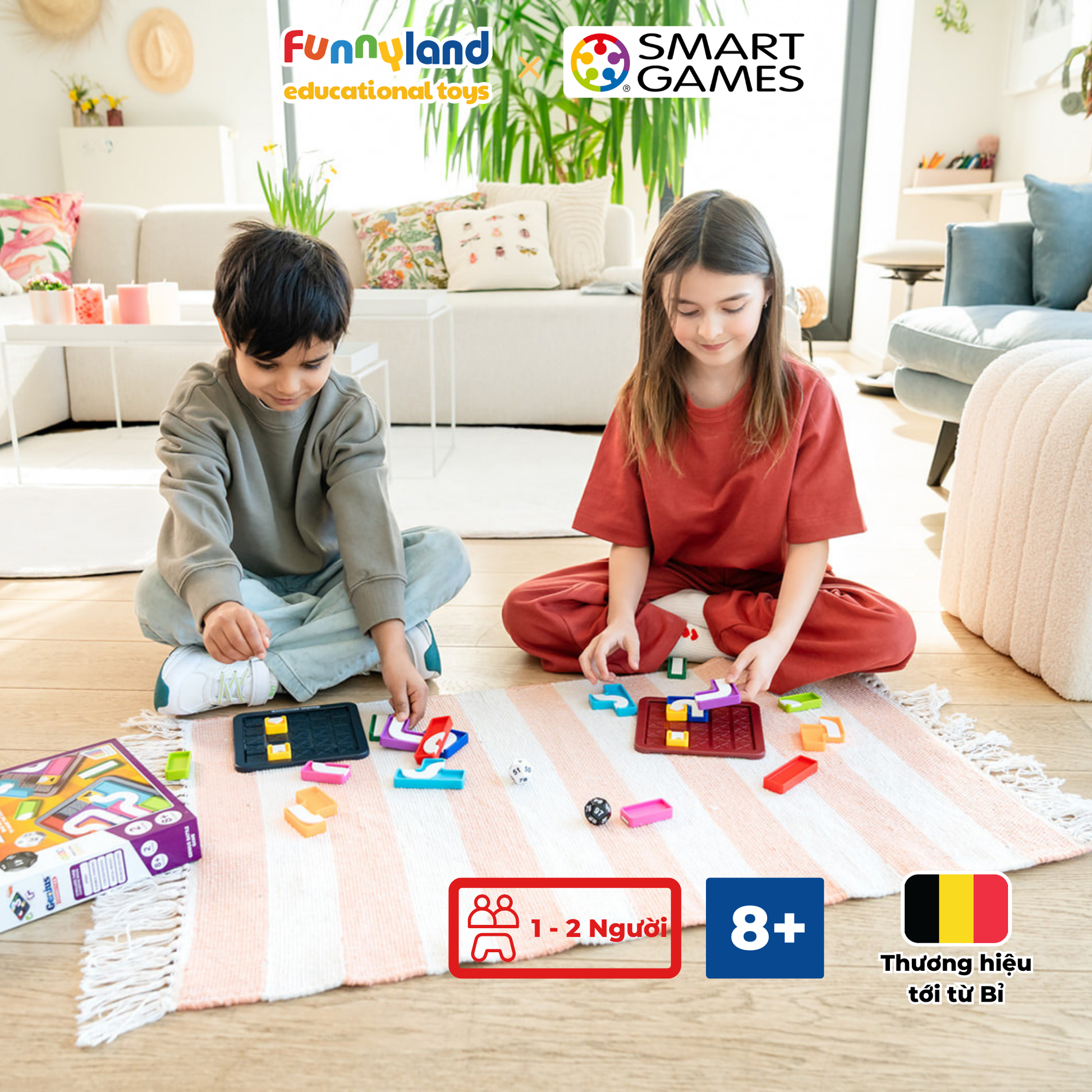Đồ chơi trí tuệ Smartgames thử thách Genius Connection
