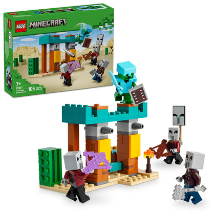 LEGO® Minecraft® The Illager Desert Patrol - Đồ Chơi Lắp Ráp Sa Mạc Minecraft - LEGO 21267