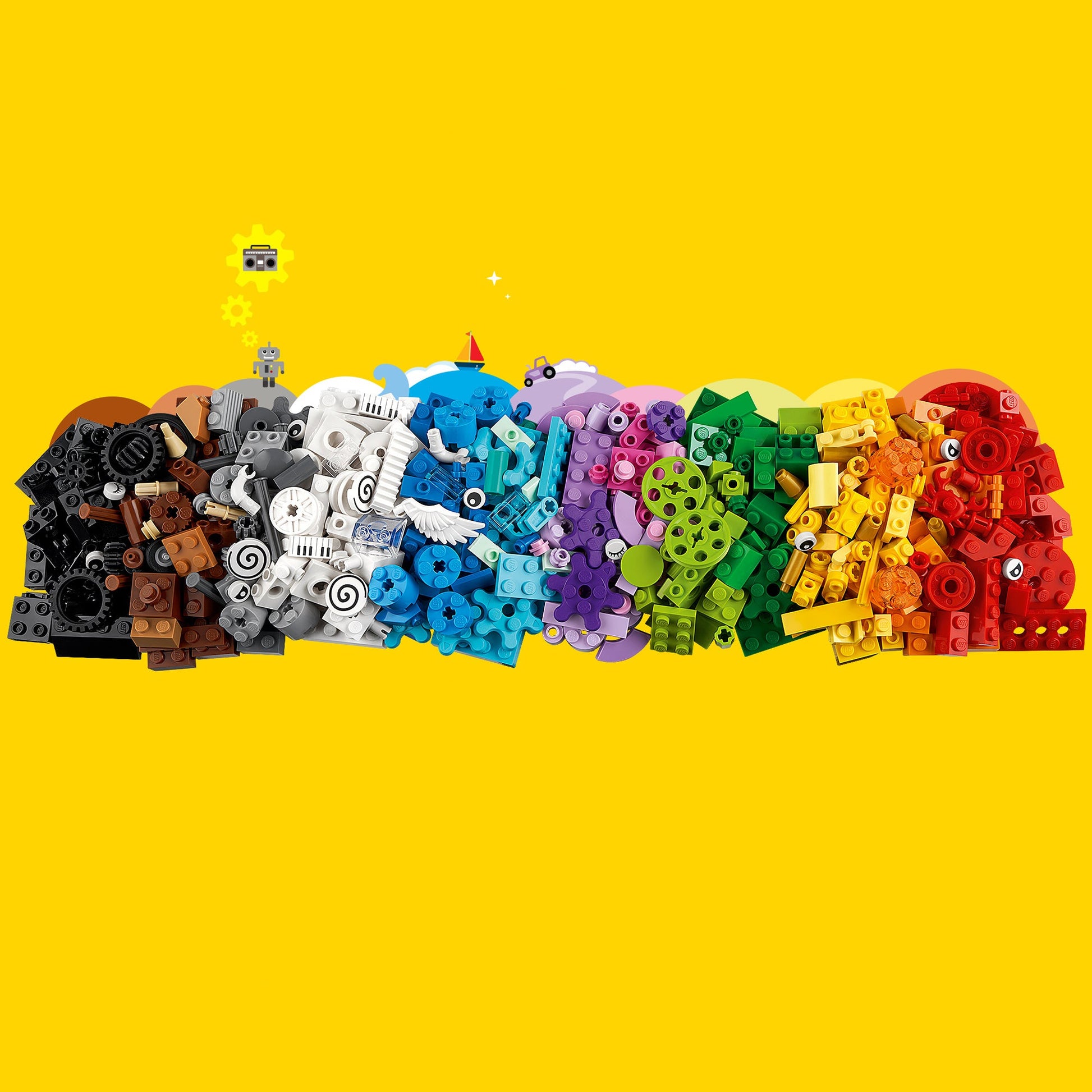 LEGO® Classic Bricks and Functions Bộ Đồ Chơi Lắp Ráp Sáng Tạo LEGO 11019 LEGO - ảnh 2 - Building Sets