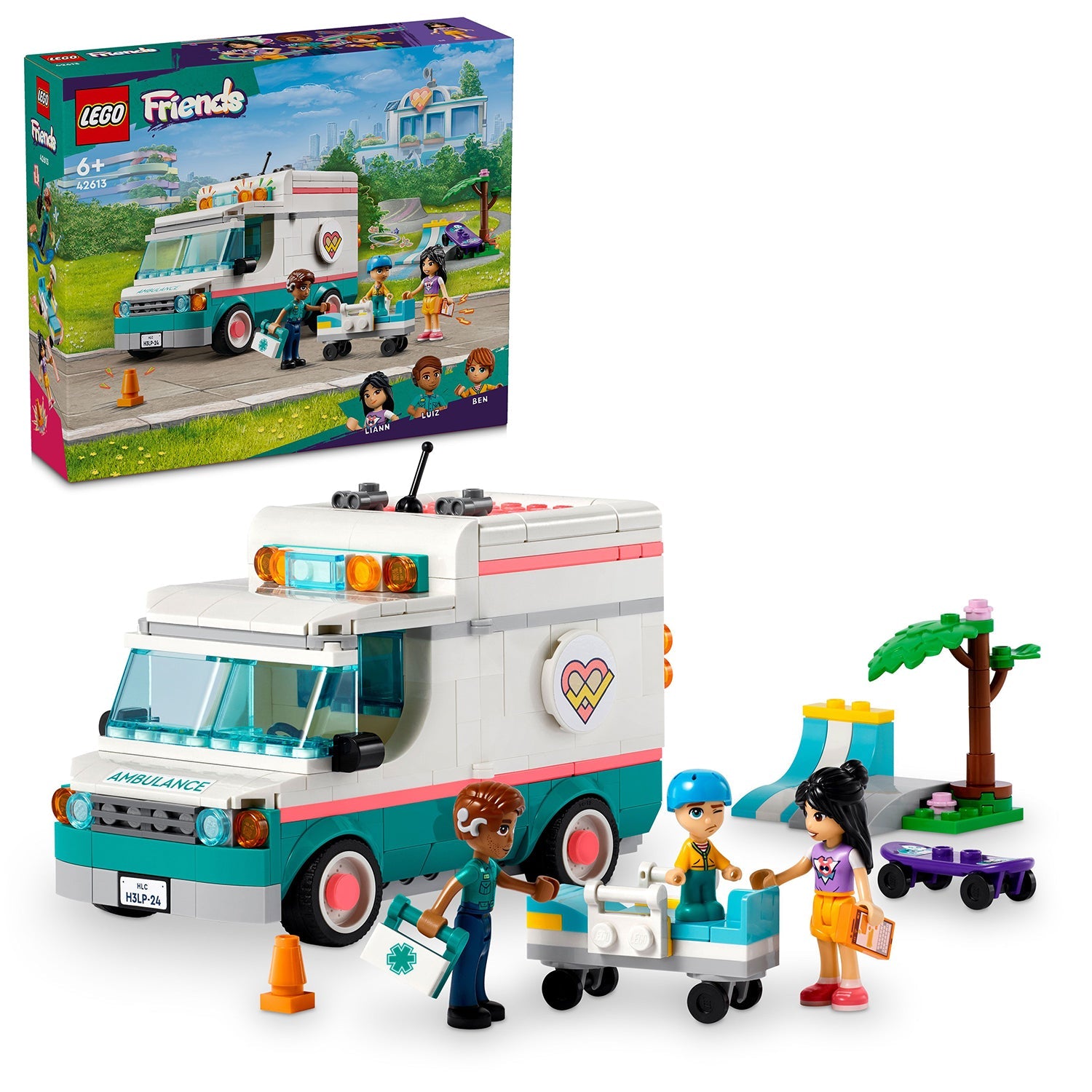 LEGO® Friends™ Heartlake City Hospital Ambulance - Đồ Chơi Lắp Ráp Xe Cứu Thương - LEGO 42613 LEGO - ảnh 1 - Lego