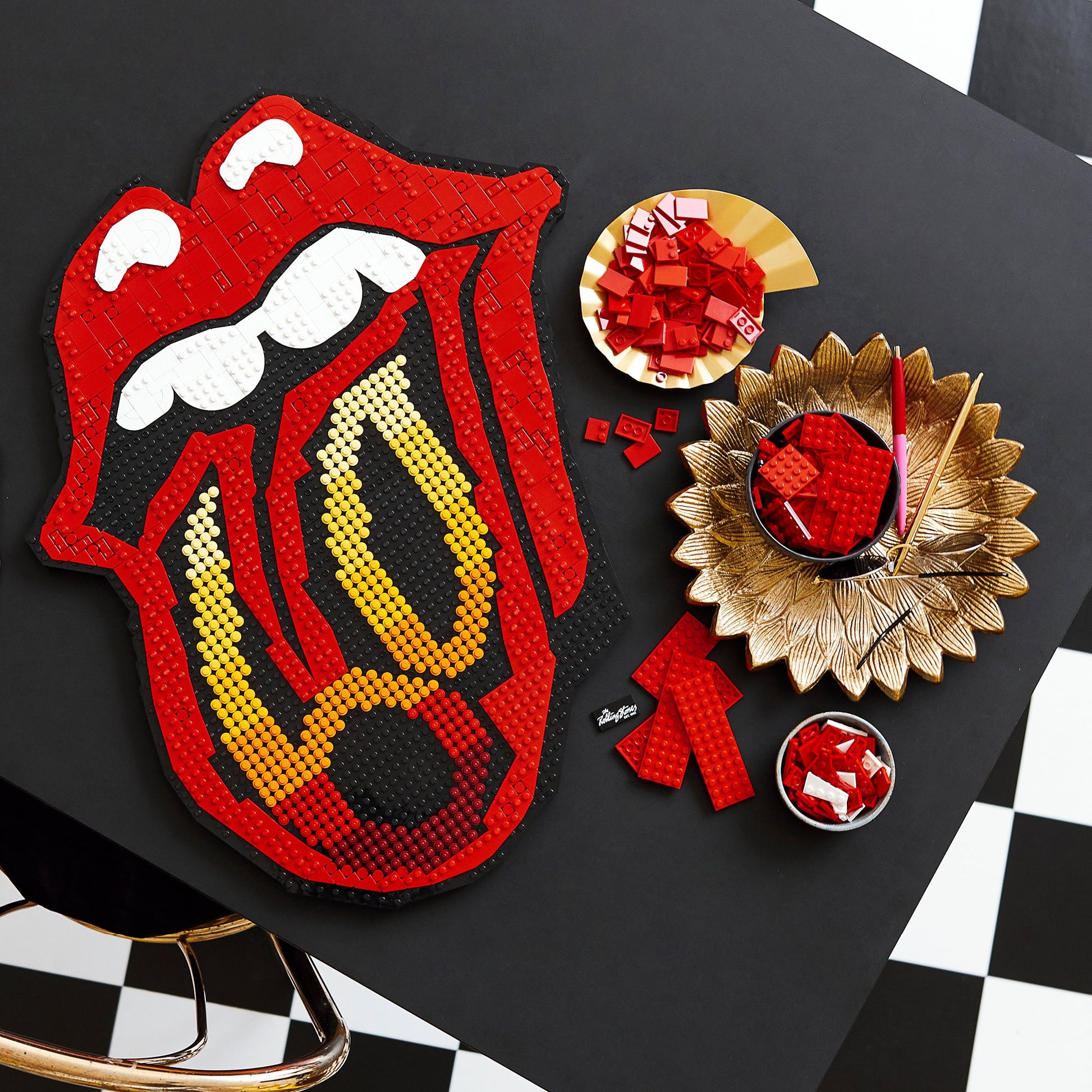 LEGO® Art The Rolling Stones - Tranh Lắp Ráp Nghệ Thuật 3D - LEGO 31206 - Hình ảnh bổ sung 5