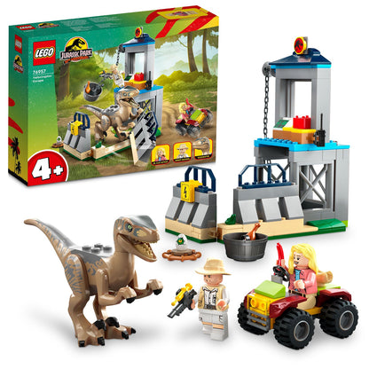LEGO® Jurassic Park Velociraptor Escape - Đồ Chơi Lắp Ráp Khủng Long - LEGO 76957 - Hình ảnh bổ sung 9