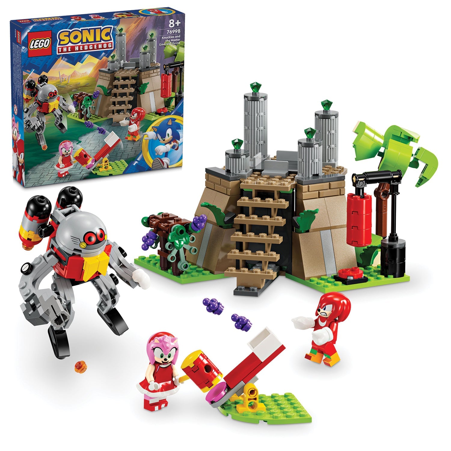 LEGO® Sonic the Hedgehog™ Knuckles and the Master Emerald Shrine - Đồ chơi lắp ráp Đền thờ Bảo ngọc Master Emerald LEGO 76998