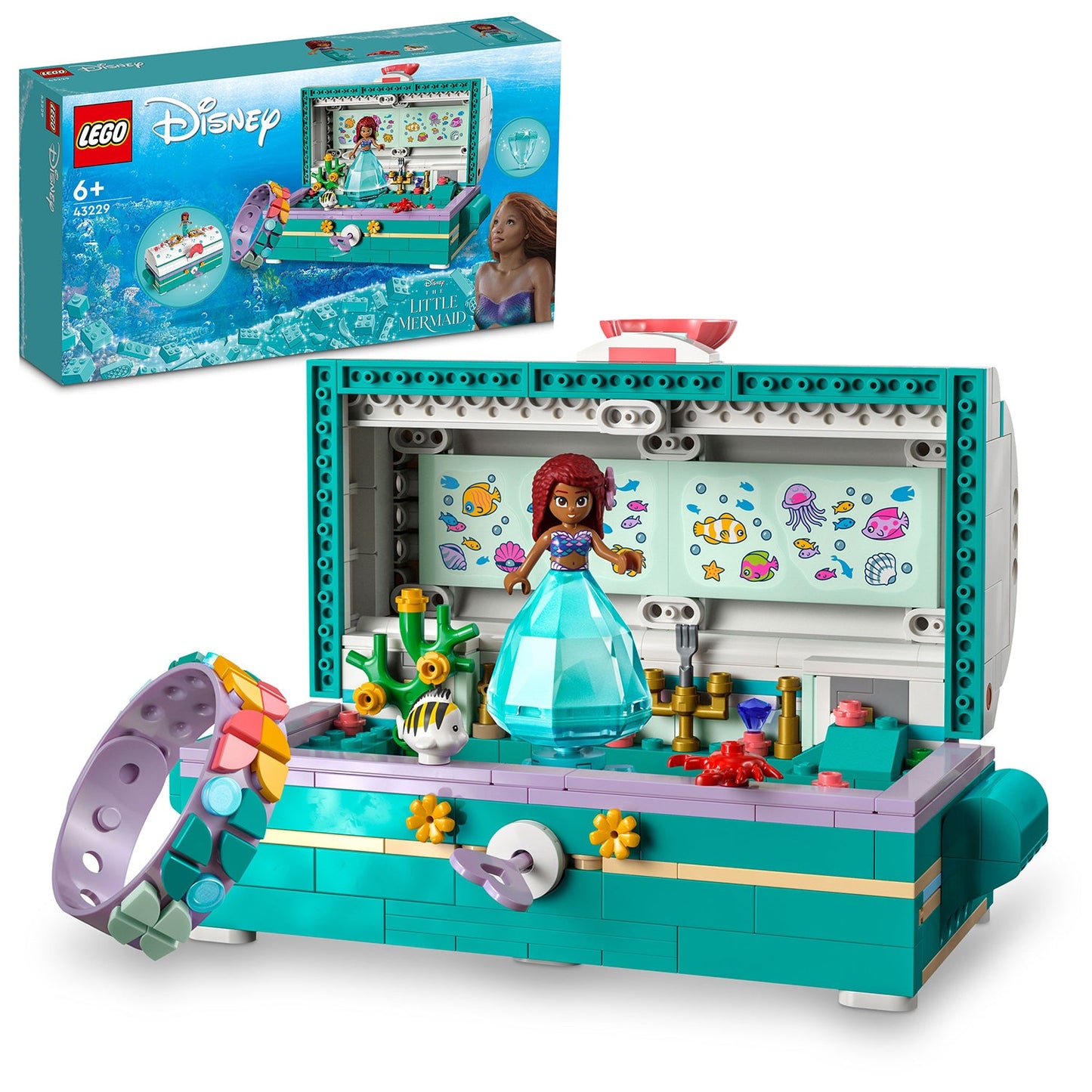 LEGO® Disney™ Ariel’s Treasure Chest - Đồ chơi lắp ráp Rương Kho Báu Nàng Tiên Cá - LEGO 43229 LEGO - ảnh 3 - LEGO Sets