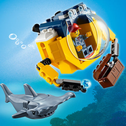 LEGO® City Ocean Mini-Submarine - Tàu Ngầm Mini Thám Hiểm Đại Dương - LEGO 60263 LEGO - ảnh 1 - Lego