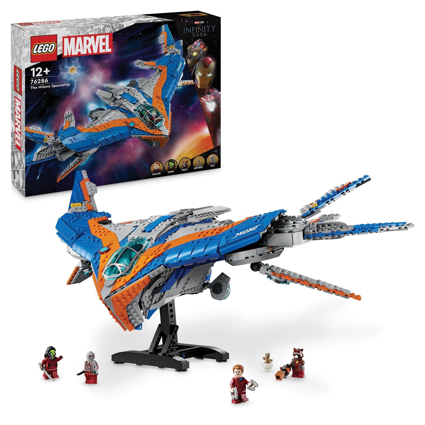 LEGO® Marvel Guardians of the Galaxy: The Milano - Mô Hình Phi Thuyền Không Gian LEGO 76286 LEGO - ảnh 5 - LEGO Marvel