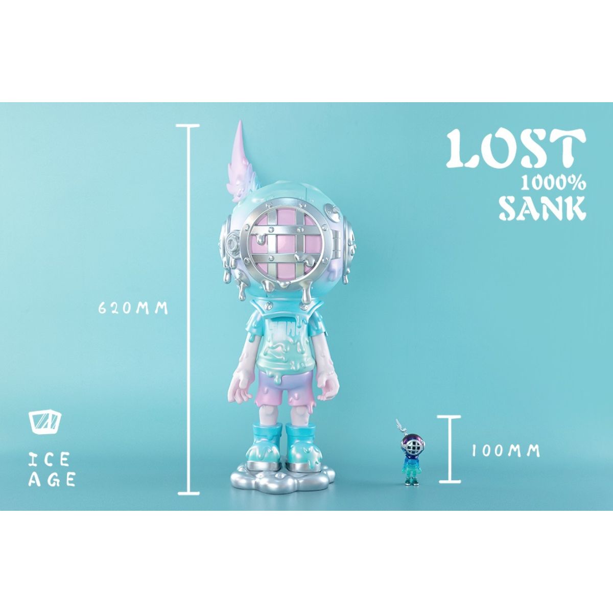 Sank 1000% Model: Ice Age - Mô hình Art Toy cao cấp - Sanktoys