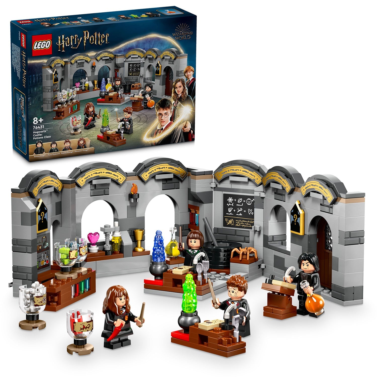 LEGO® Harry Potter™ Hogwarts™ Castle: Potions Class - Đồ Chơi Lắp Ráp Lớp Học Độc Dược LEGO 76431 - Hình ảnh bổ sung 9
