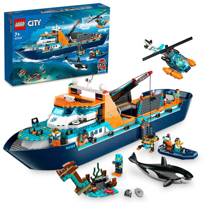 LEGO® City Arctic Explorer Ship - Bộ Đồ Chơi Tàu Thám Hiểm Bắc Cực - LEGO 60368 LEGO - ảnh 5 - LEGO City Building Set
