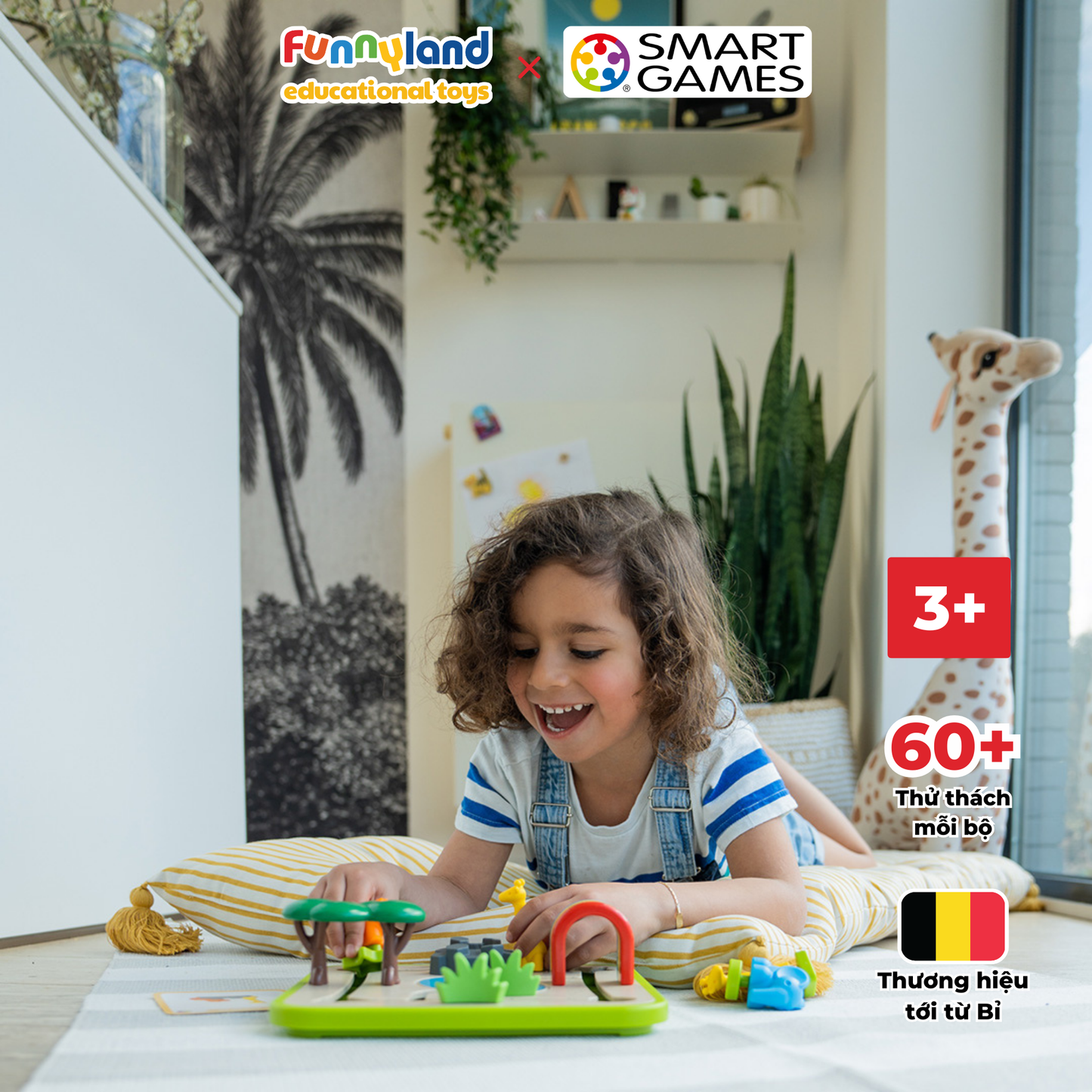 Đồ chơi trí tuệ Smartgames thử thách Safari Park Jr. Smartgames - ảnh 3 - Đồ chơi trí tuệ